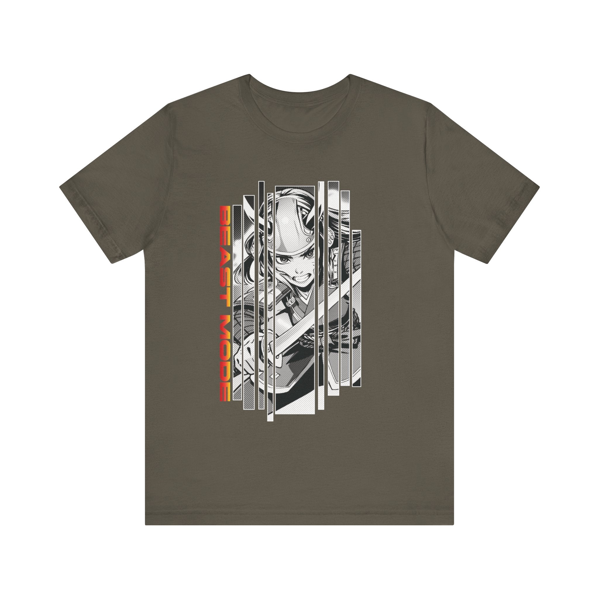 Anime Girl Warrior T-shirt - Beast Mode
