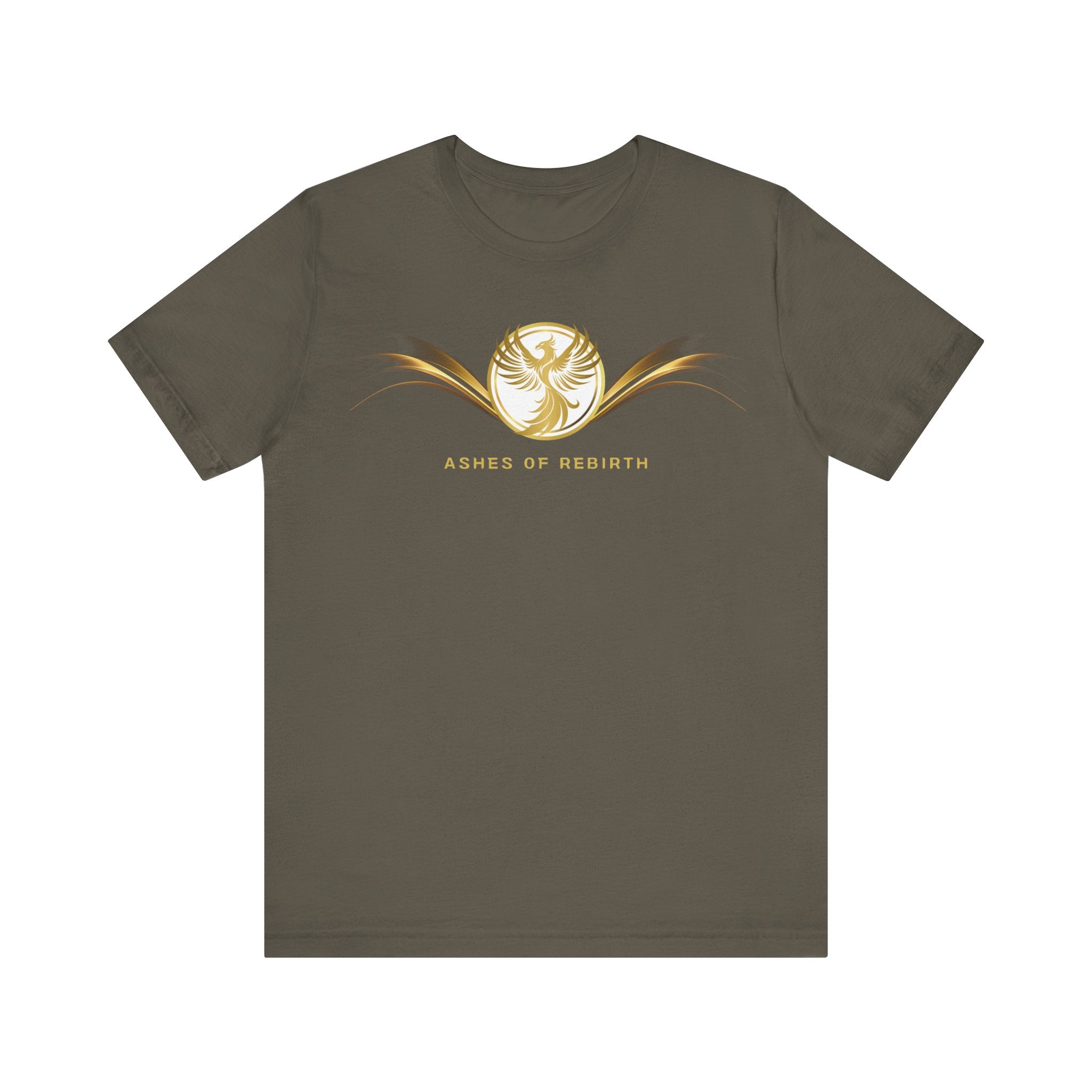Empowering T-shirt - Zen Phoenix Collection White Rebirth
