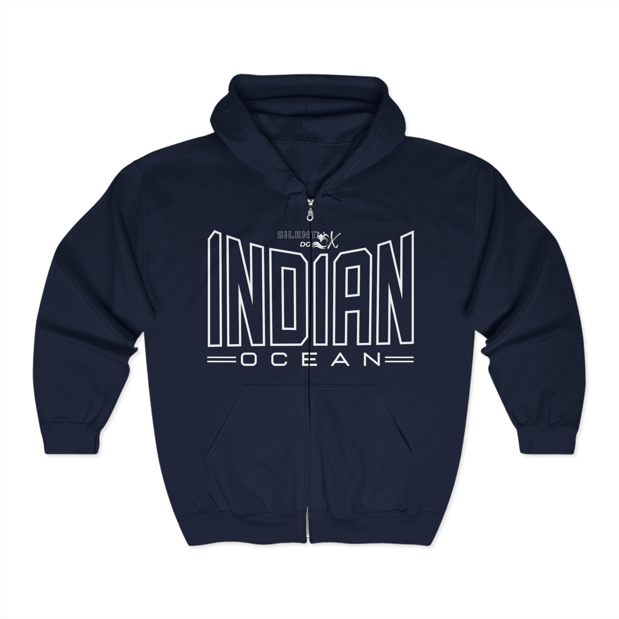 5 Oceans Hoodie Zipper Collection - Indian Ocean Soul Current