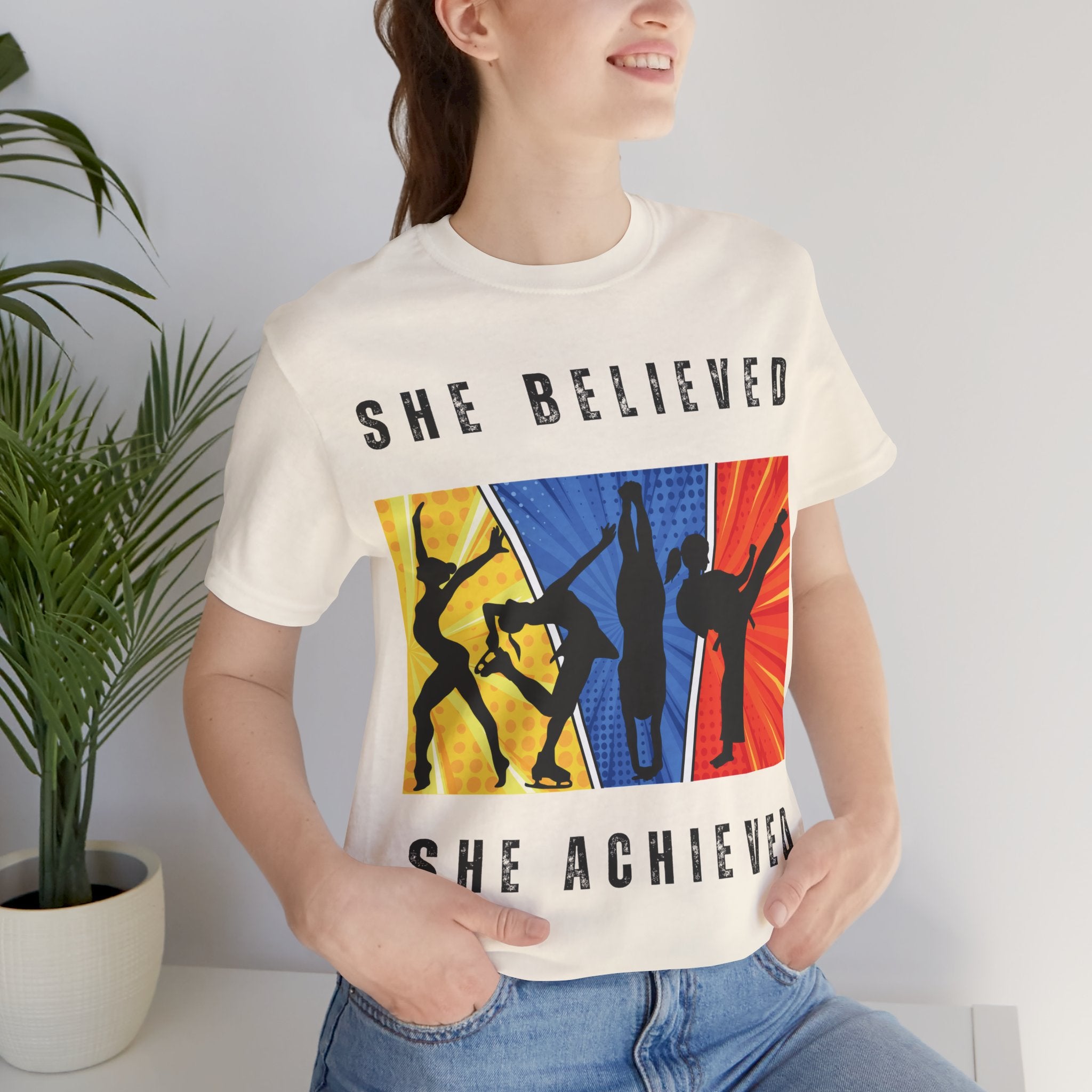 Empowering Tee - She Believed She Achieved