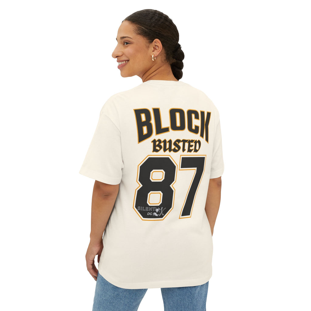 Old School 80's Oversized Casual Streetwear - 87 Block Busted