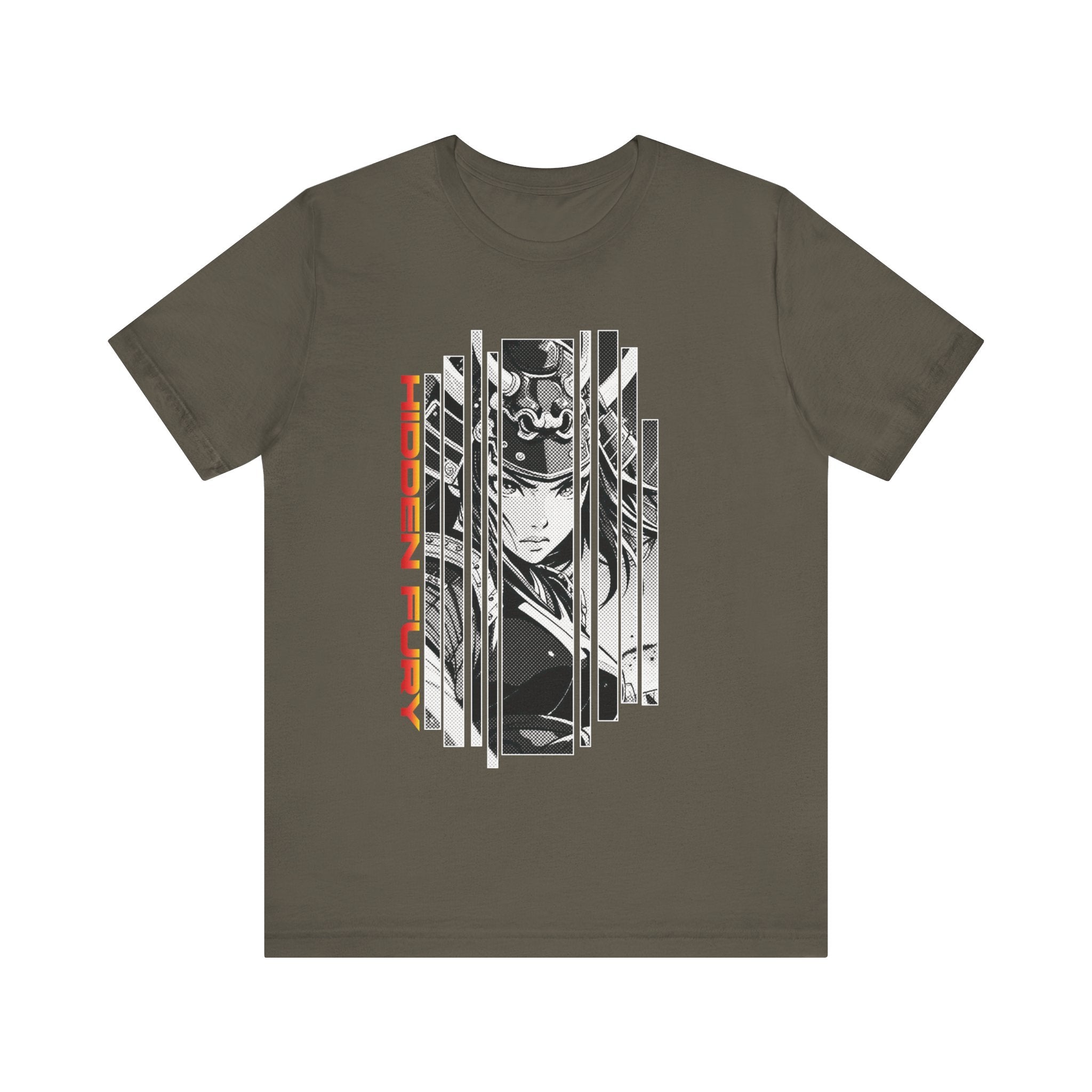 Anime Girl Warrior T-shirt - Hidden Fury
