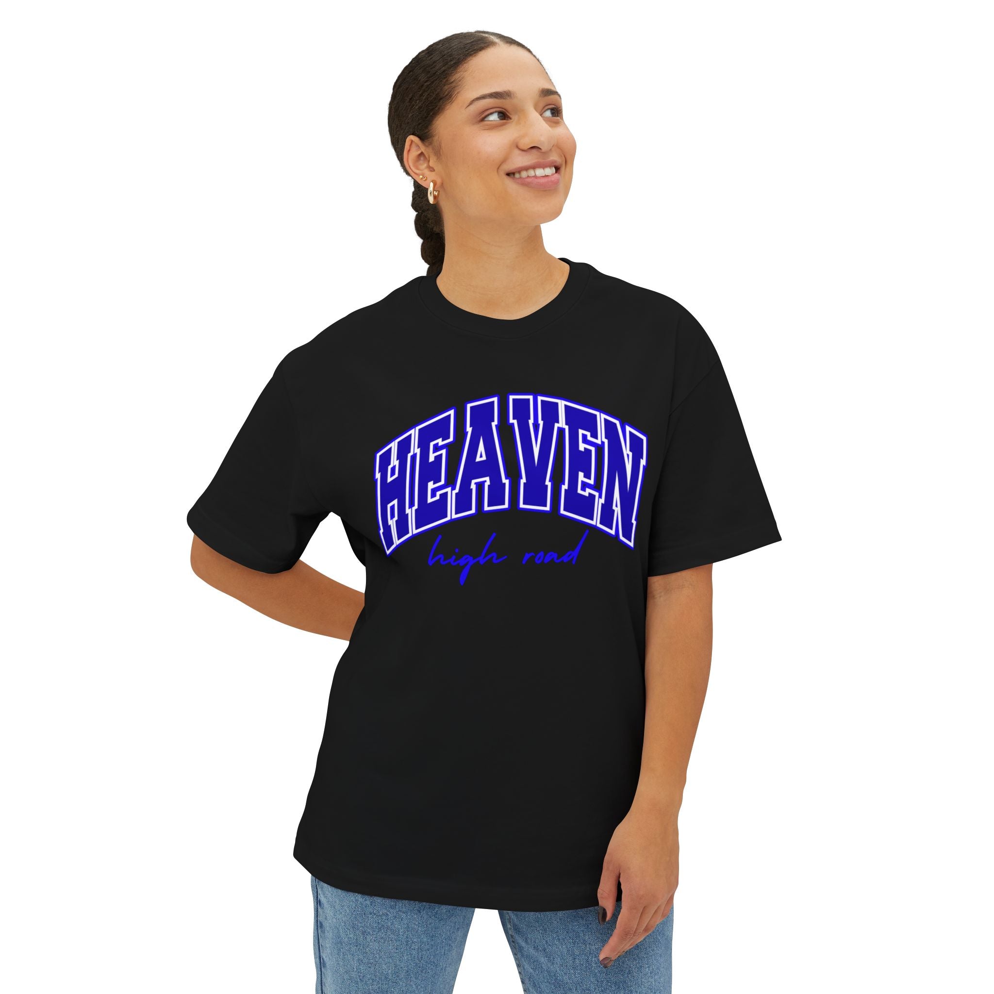 Higher Ground Blue Box-Tee Line - Heaven High Road