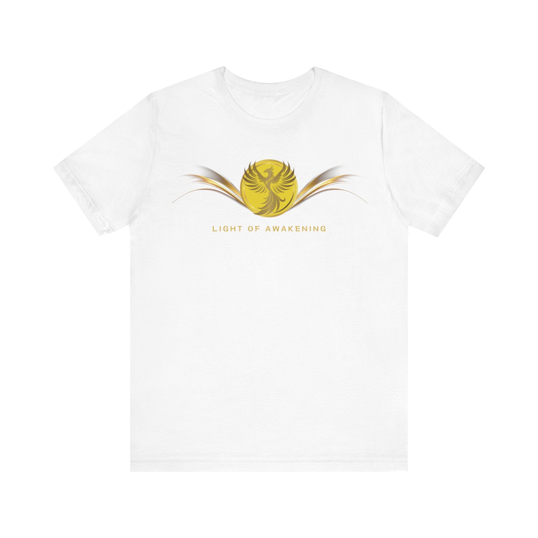 Empowering T-shirt - Zen Phoenix Collection Yellow Awakening