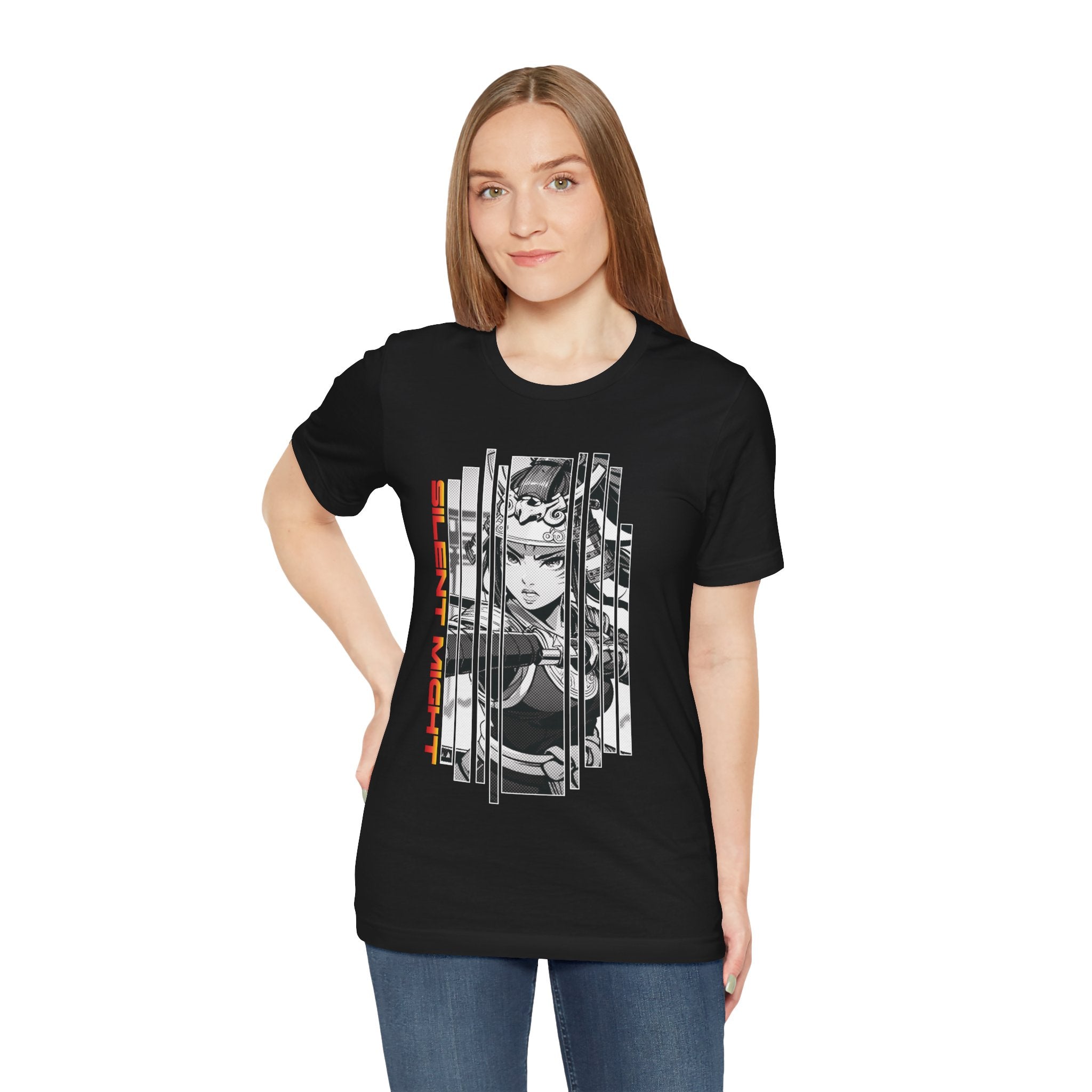 Anime Girl Warrior T-shirt - Silent Might