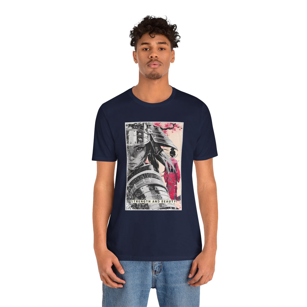 Anime Warrior Girl T-shirt - Strength And Beauty