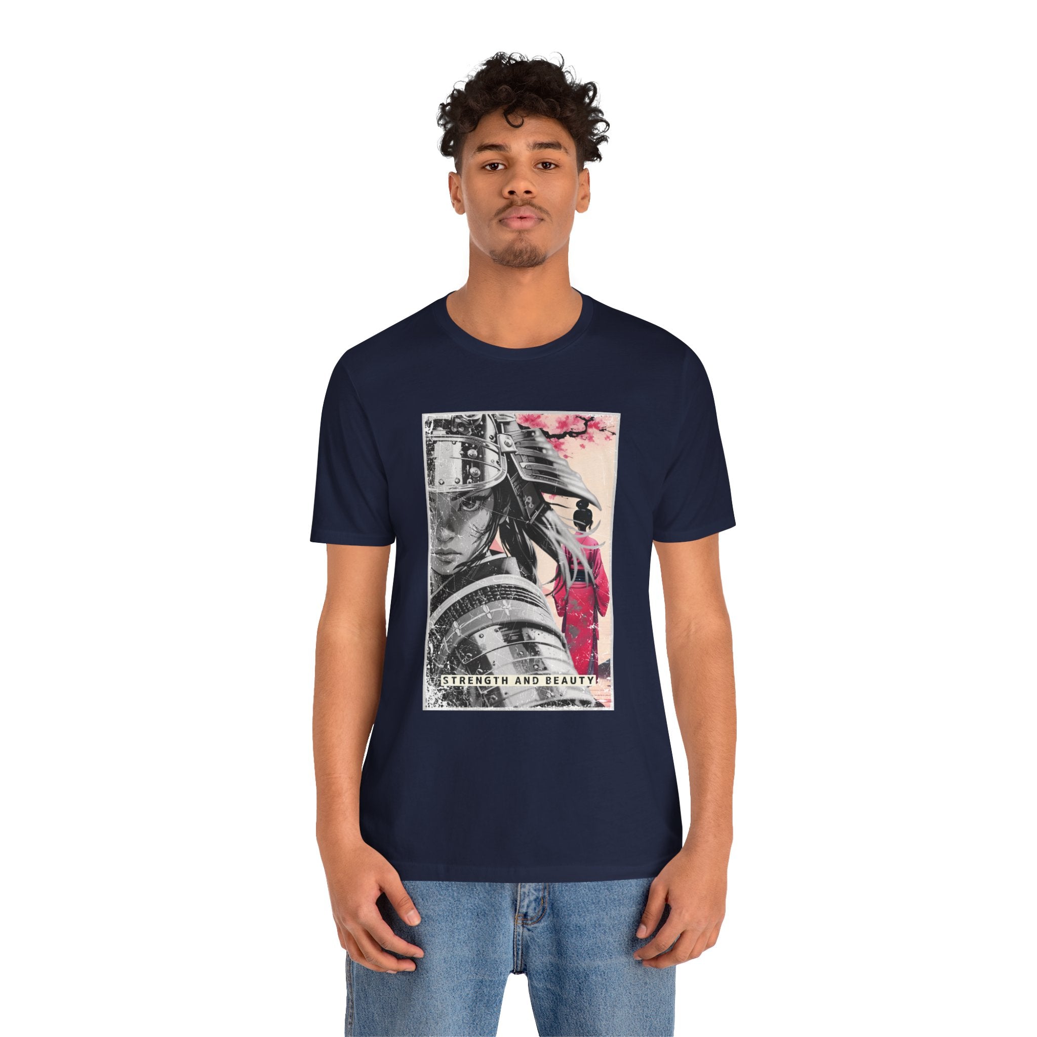 Anime Warrior Girl T-shirt - Strength And Beauty