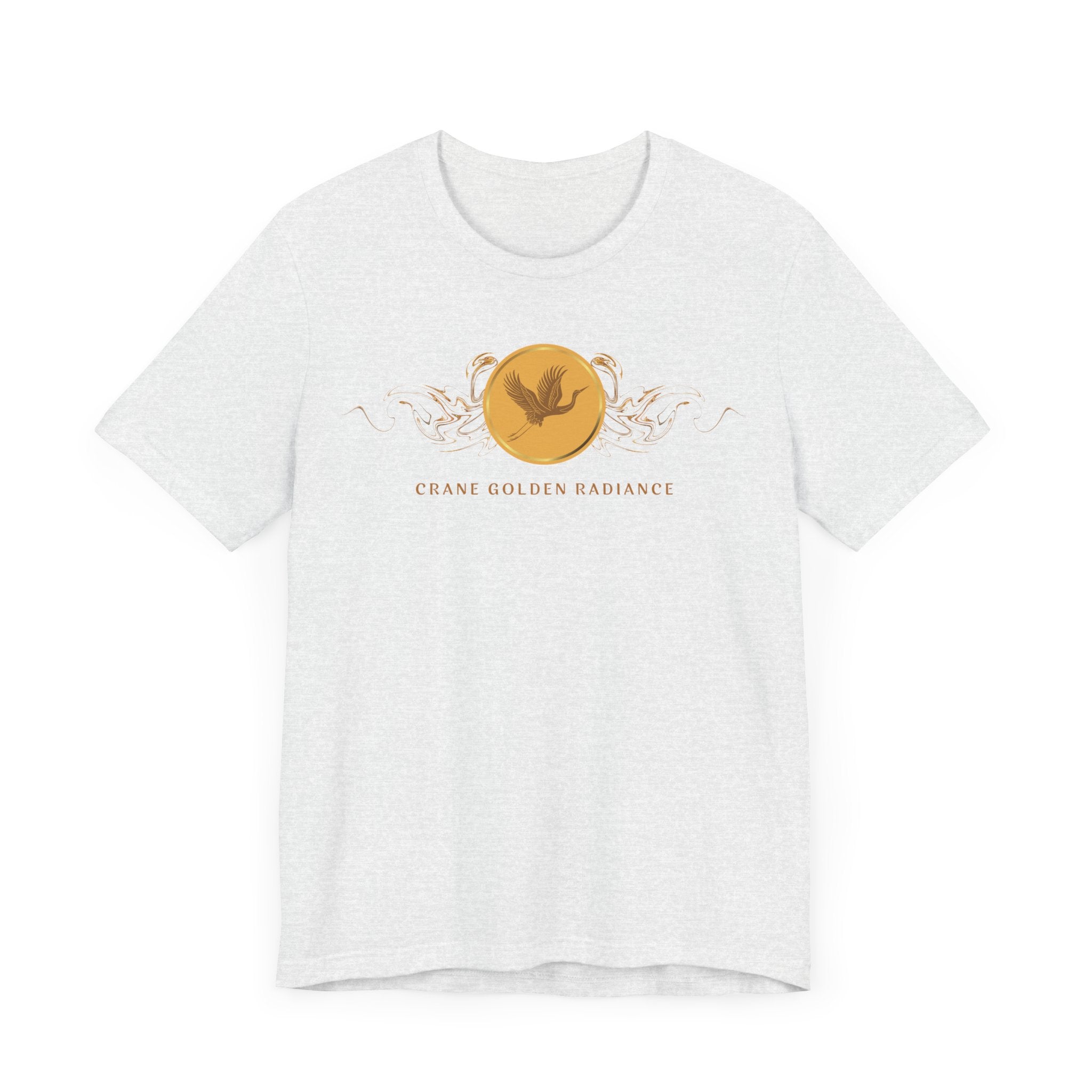 Empowering T-shirt - Zen Crane Collection Gold Radiance