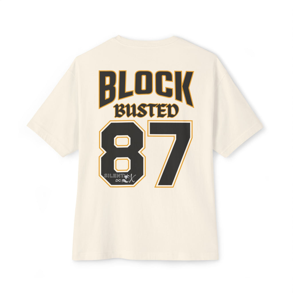 Old School 80's Oversized Casual Streetwear - 87 Block Busted