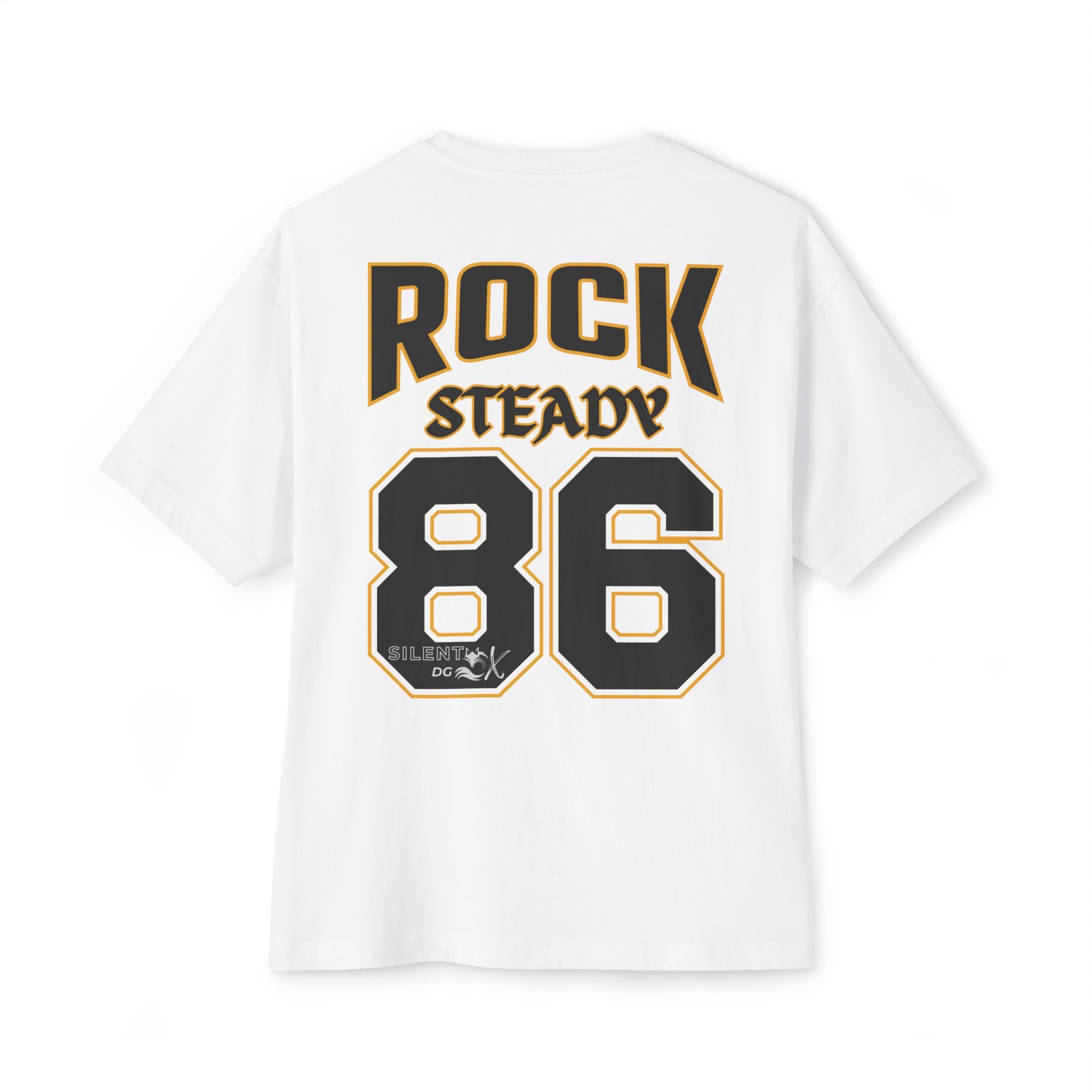 Old School 80's Oversized Casual Streetwear - 86 Rock Steady