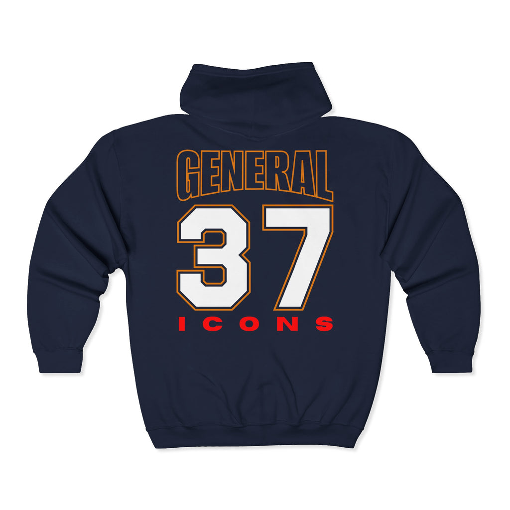 General Numbered Zip Hoodie Collection - 37 General Icons