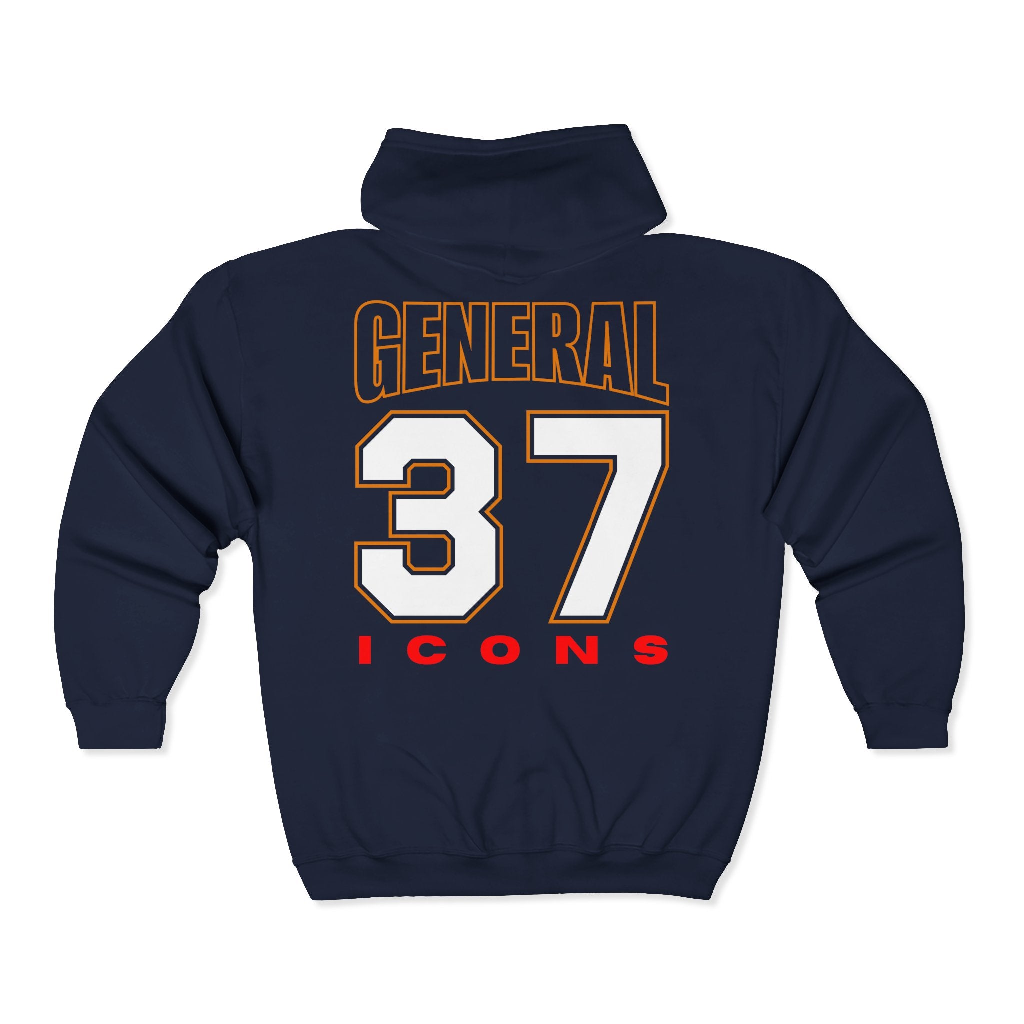 General Numbered Zip Hoodie Collection - 37 General Icons
