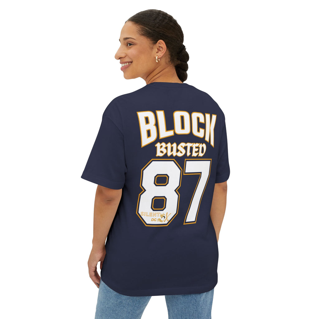 Old School 80's Oversized Casual Streetwear - 87 Block Busted