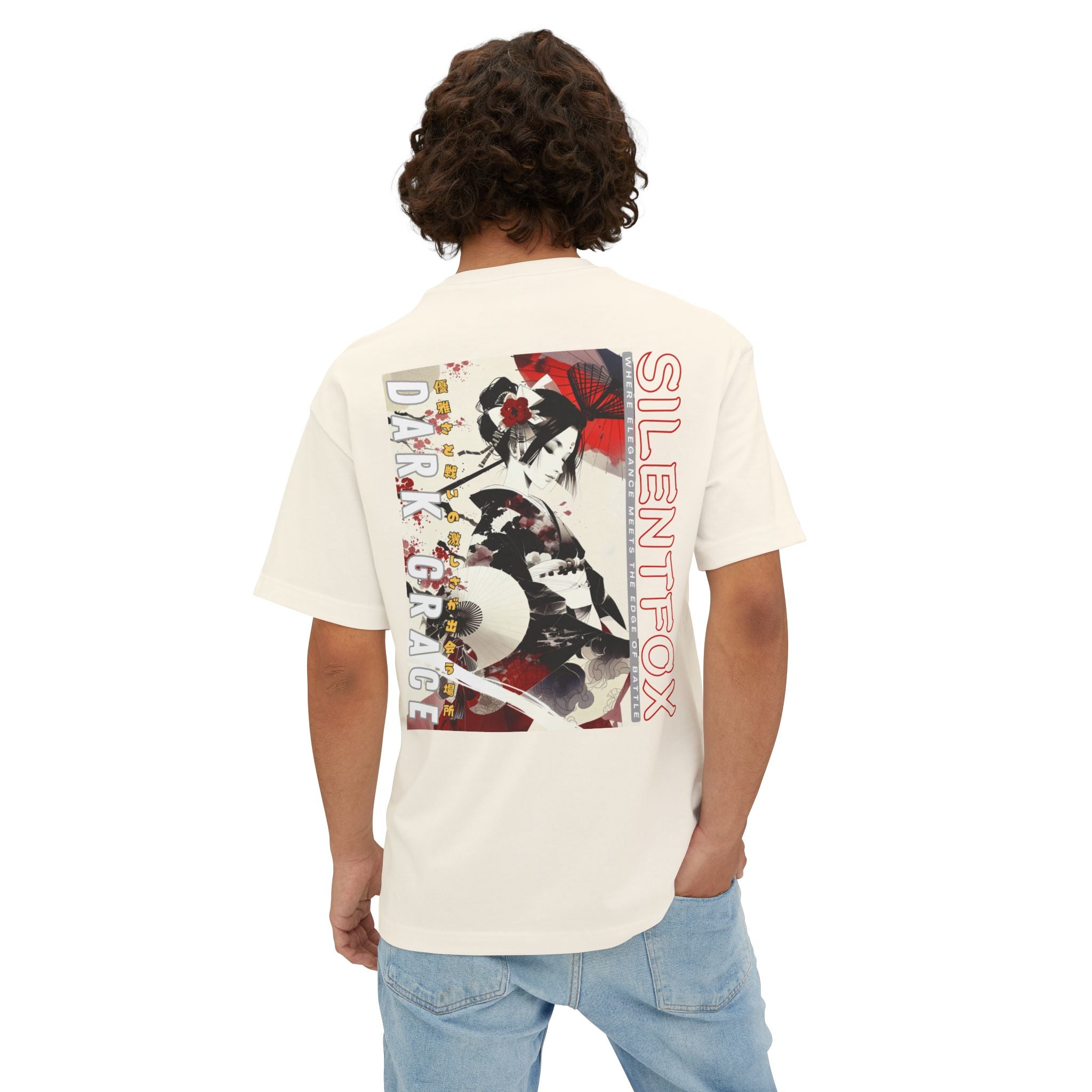 Anime Design Oversize T-shirt - SF Dark Grace