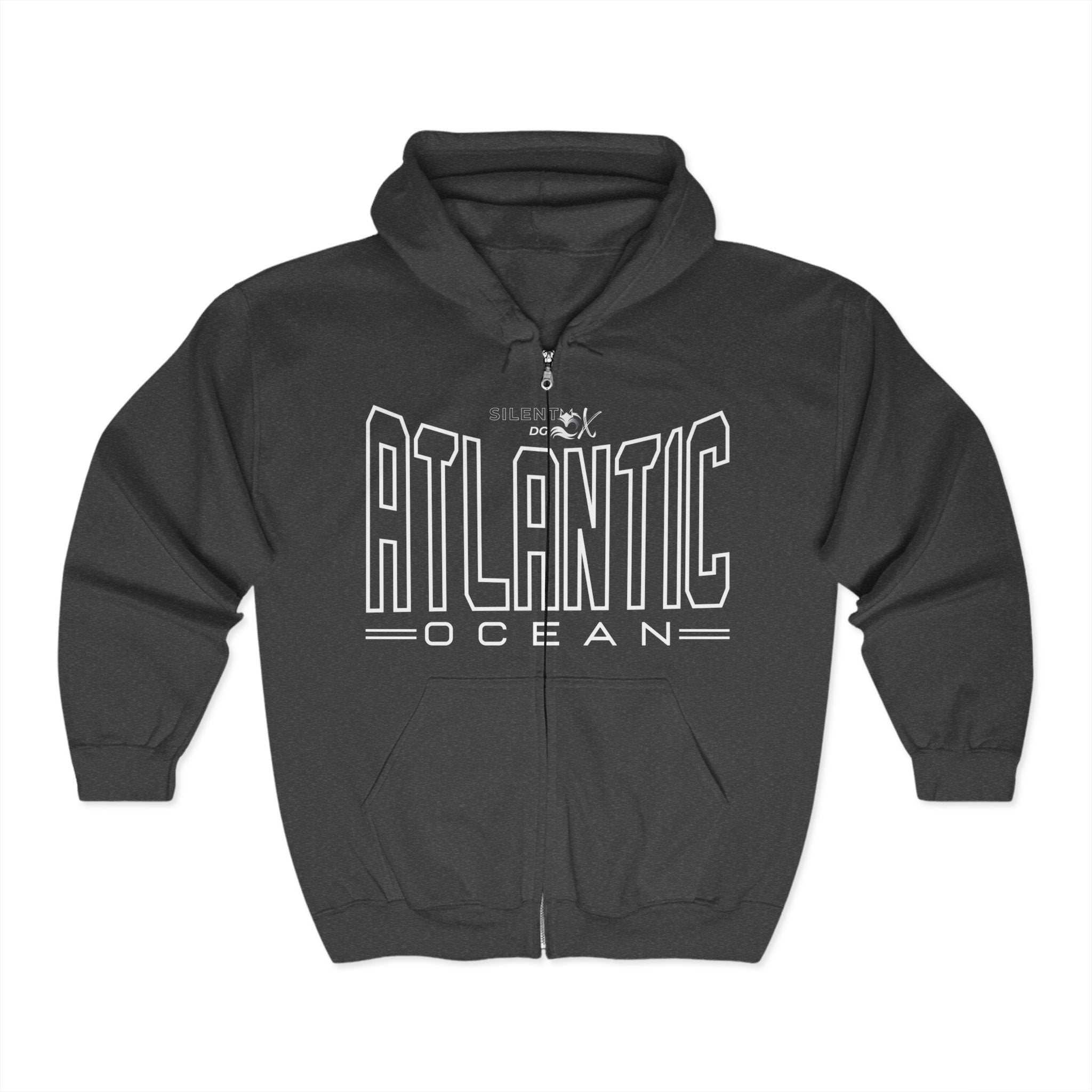 5 Oceans Hoodie Zipper Collection - Atlantic Ocean Tidal Realm