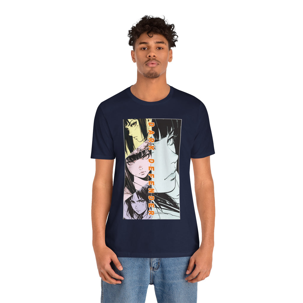 Anime Silent Hero T-shirt - Dark Defender