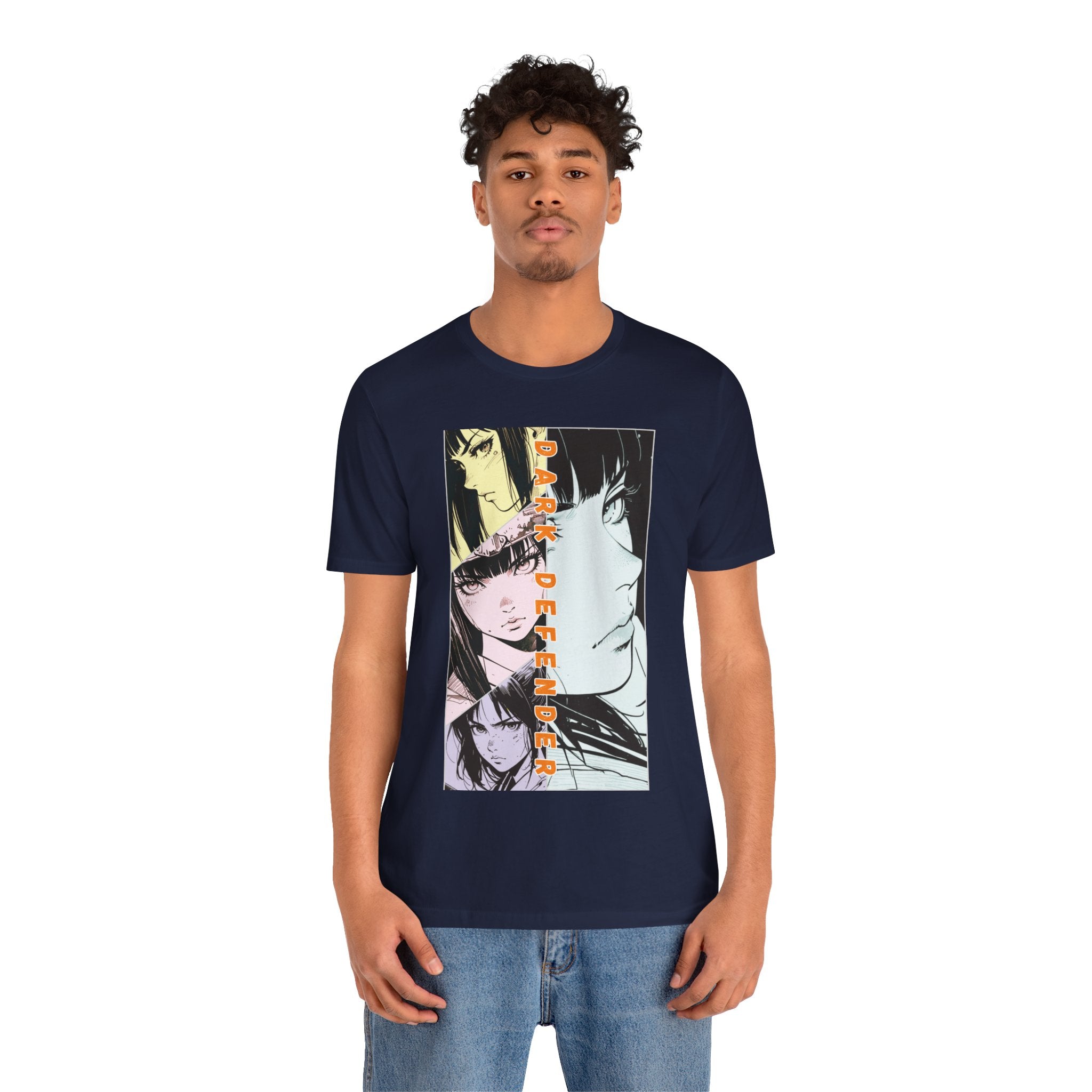 Anime Silent Hero T-shirt - Dark Defender