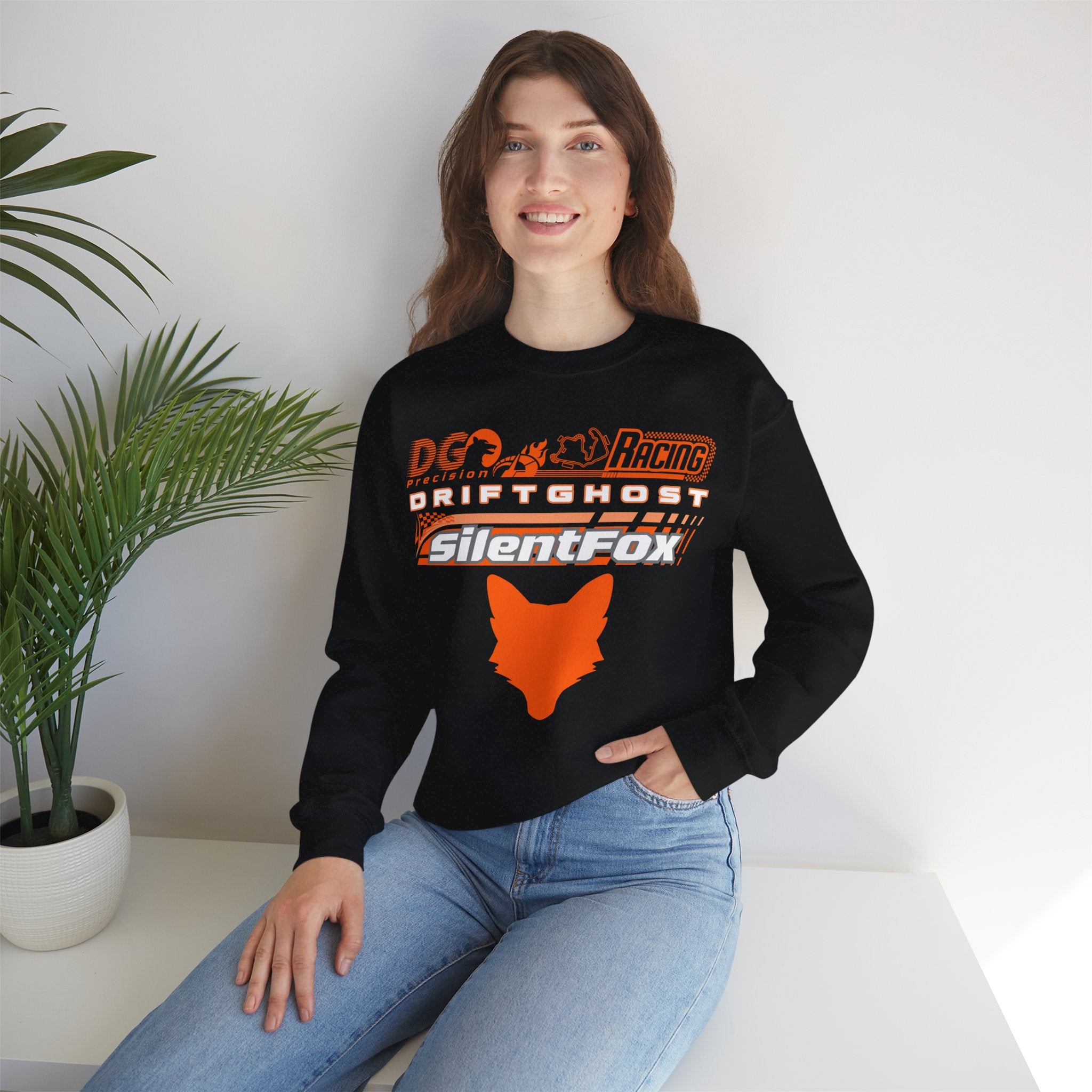 Orange Fox Racing Sweatshirt Collection - SF Drift Ghost