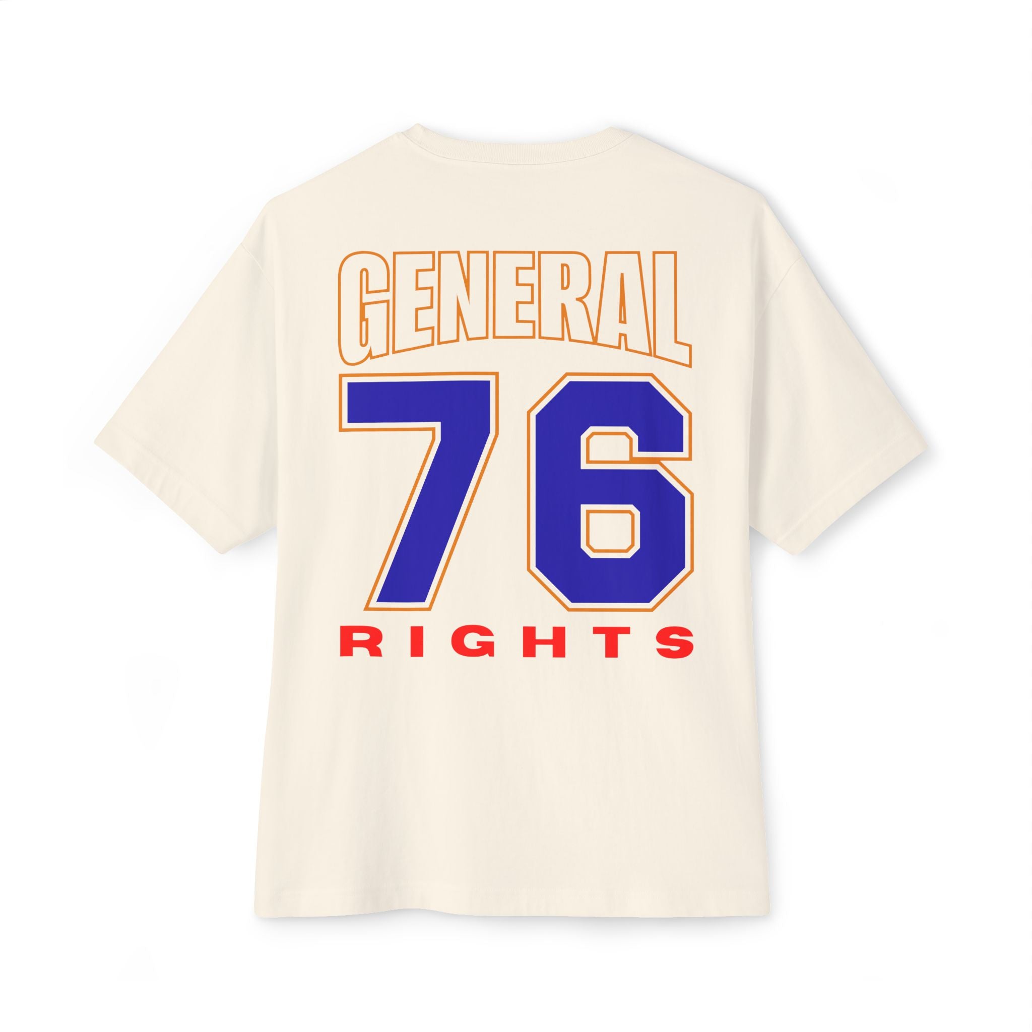 General Numbered Streetwear Box T-shirt Collection - 76 General Rights
