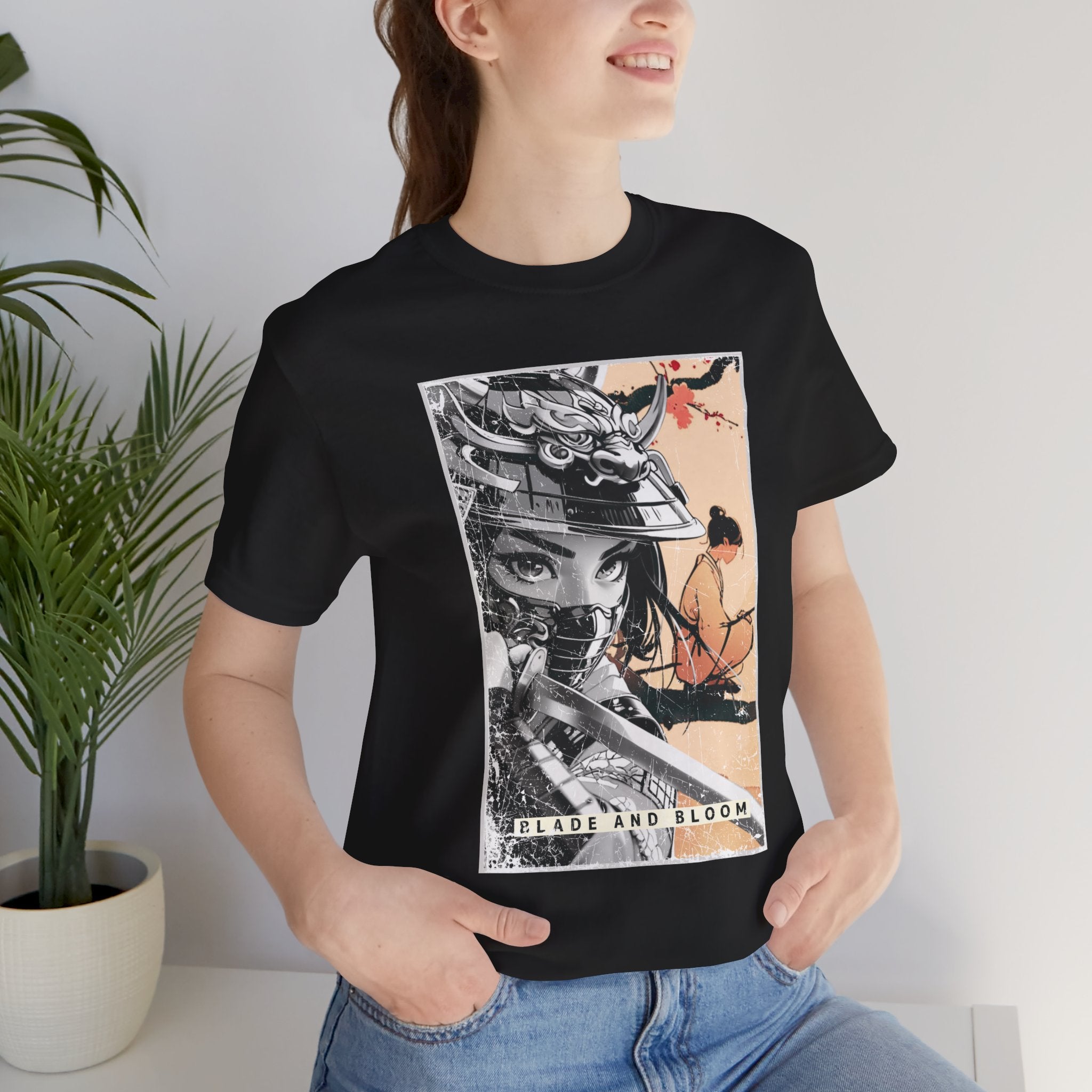 Anime Warrior Girl T-shirt - Blade And Bloom