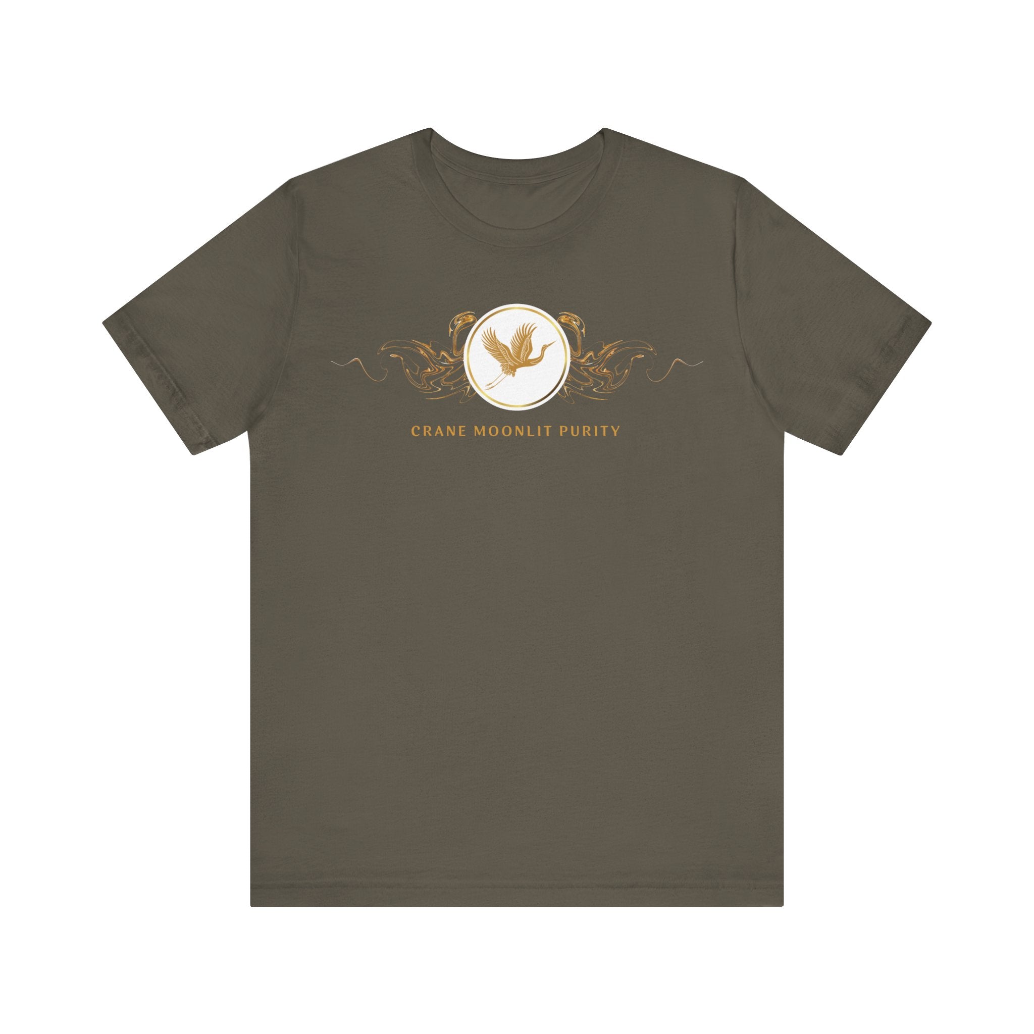 Empowering T-shirt - Zen Crane Collection White Purity