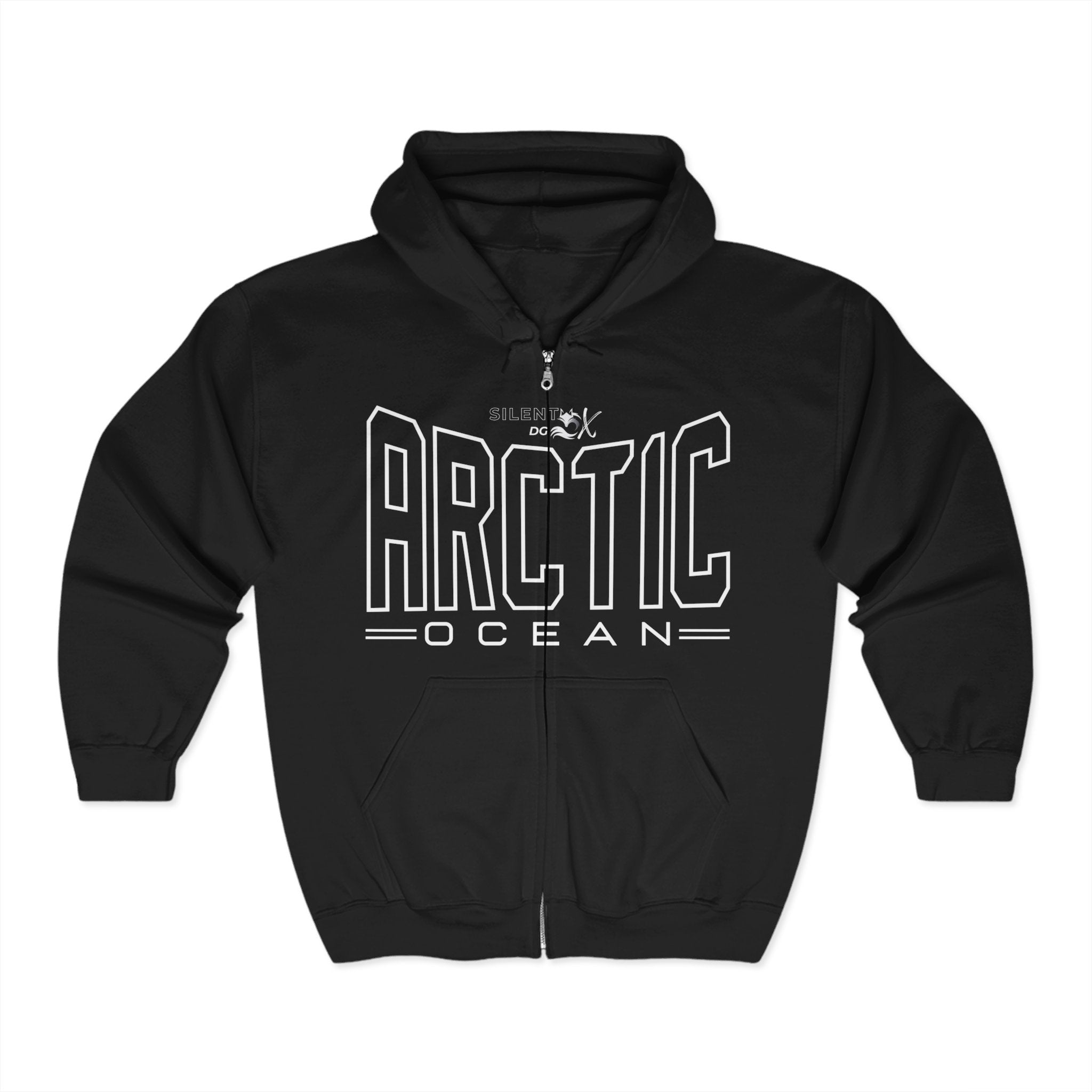5 Oceans Hoodie Zipper Collection - Arctic Ocean Iceborn Silence