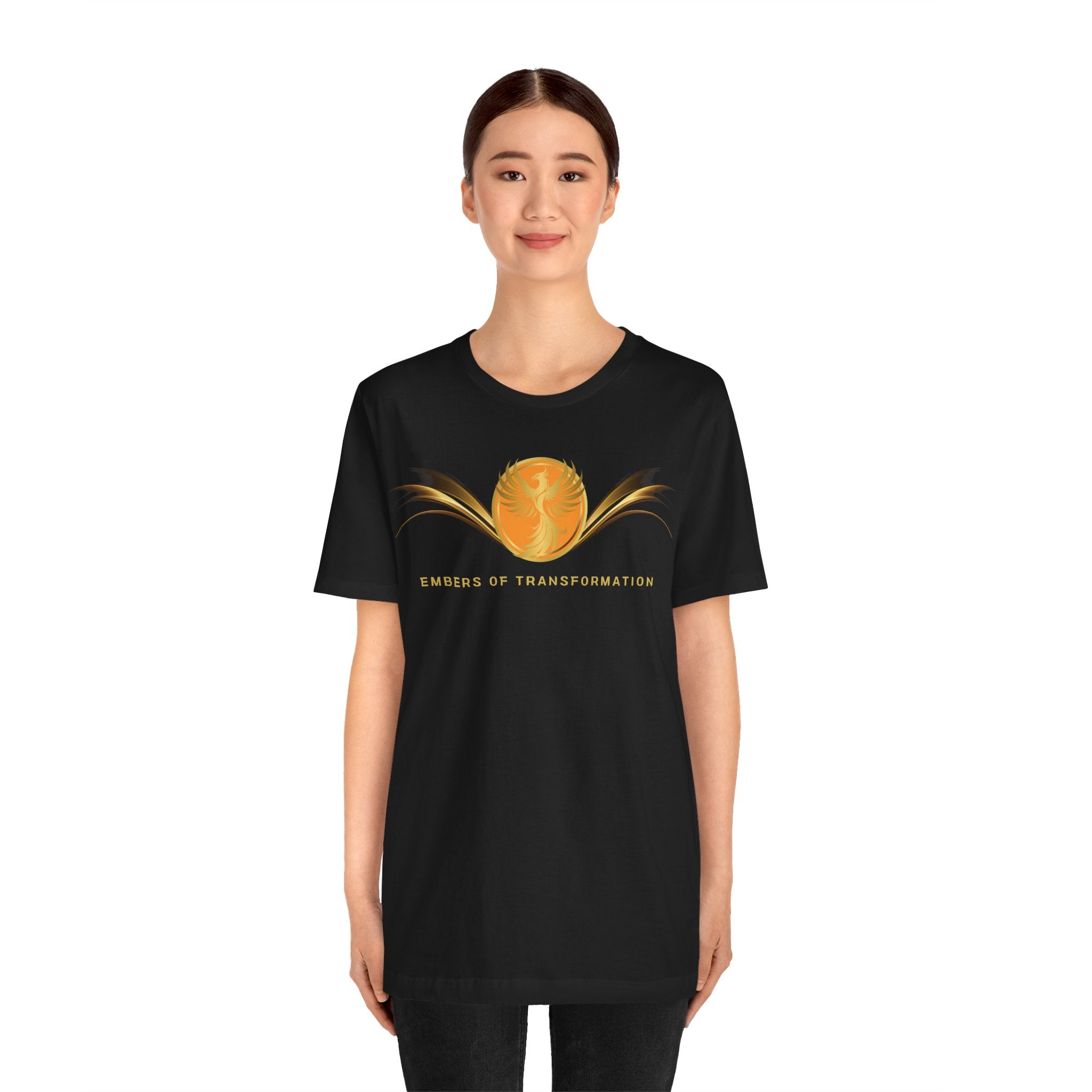 Empowering T-shirt - Zen Phoenix Collection Orange Transformation