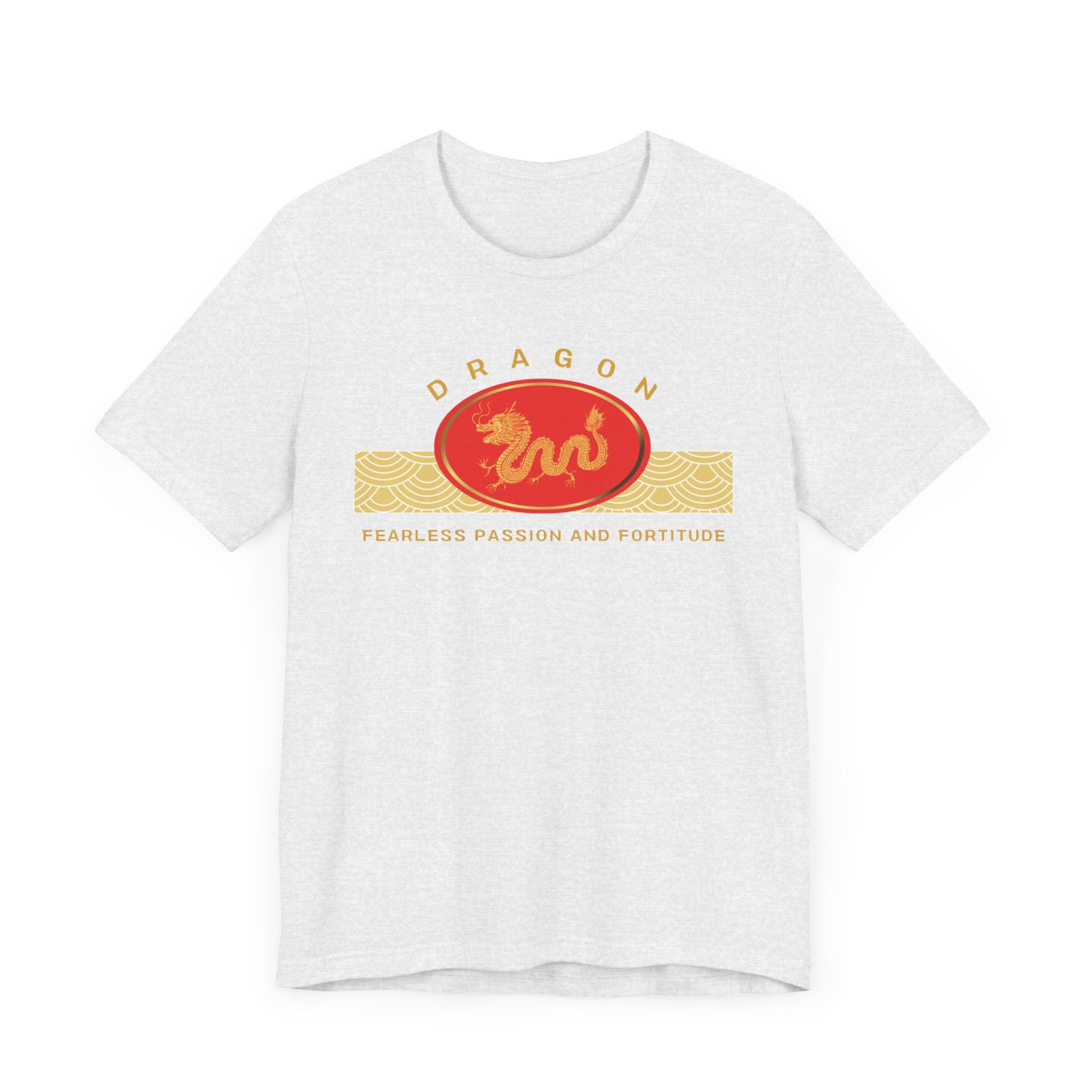 Empowering T-shirt - Zen Dragon Collection Red Fearless