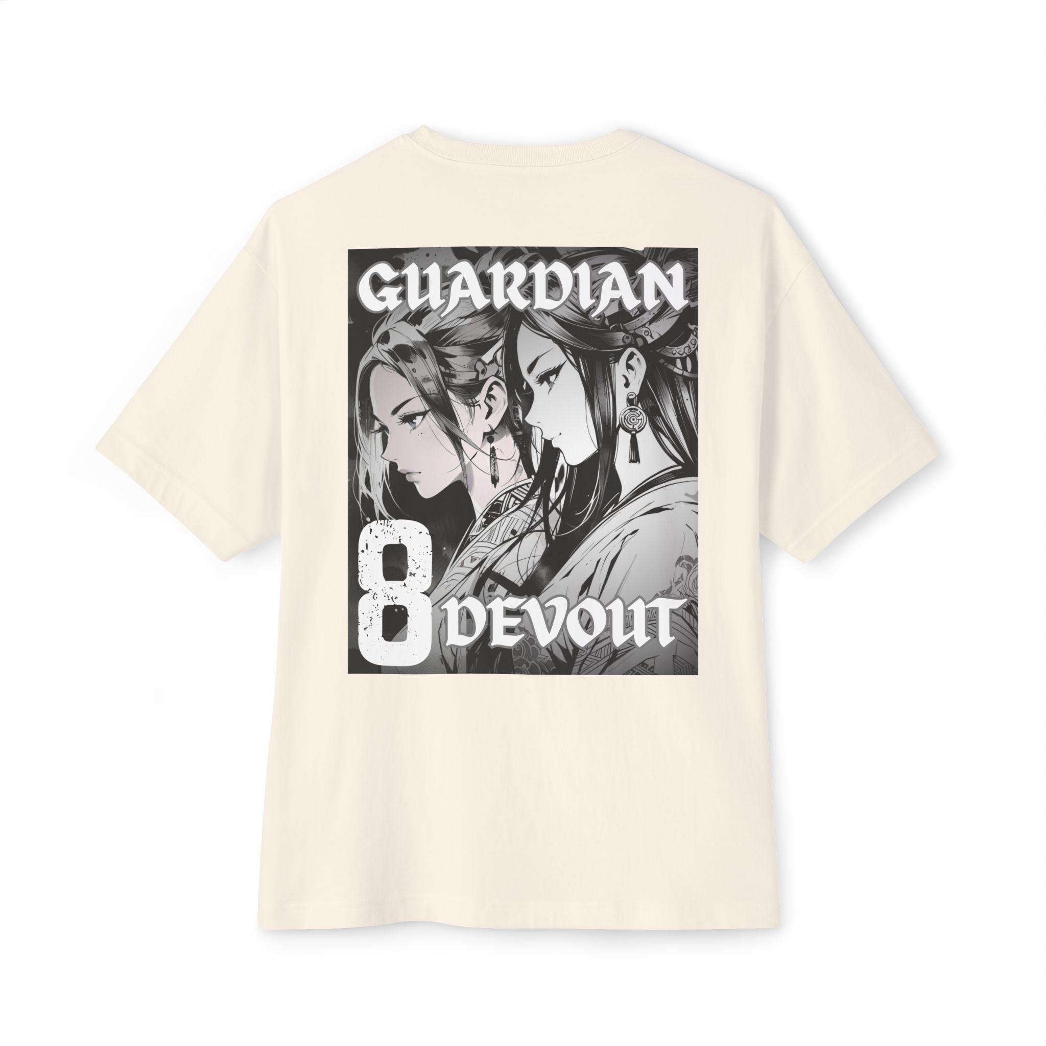 Anime Design Oversize T-shirt - SF Guardian - Devout #8