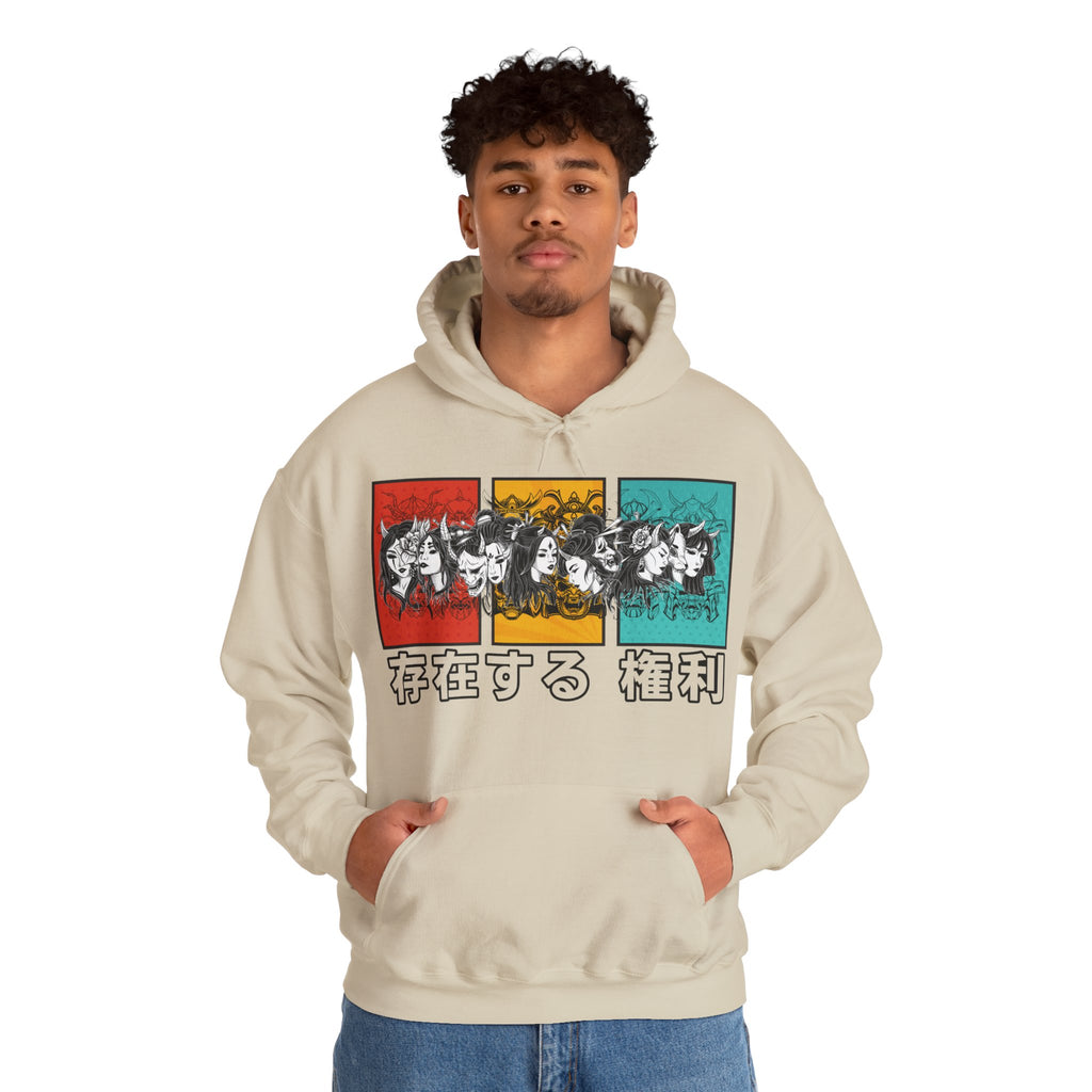 Hooded Sweatshirt Comic - Right To Be