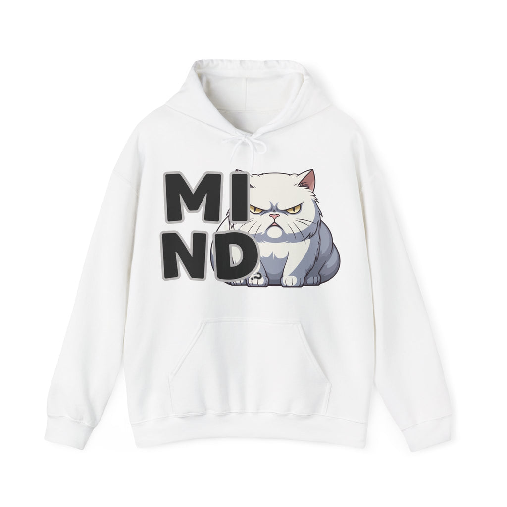 Hooded Sweatshirt Humor - Mind? Cat