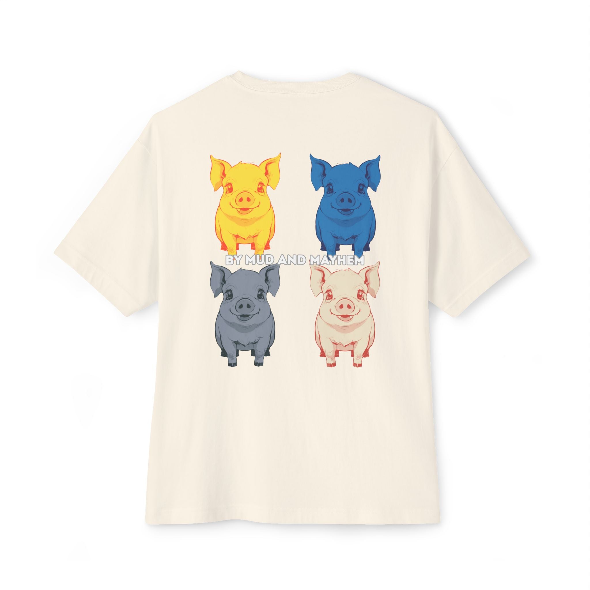 Anime Design Oversize T-shirt - 4tified Swines Collection - By Mud And Mayhem