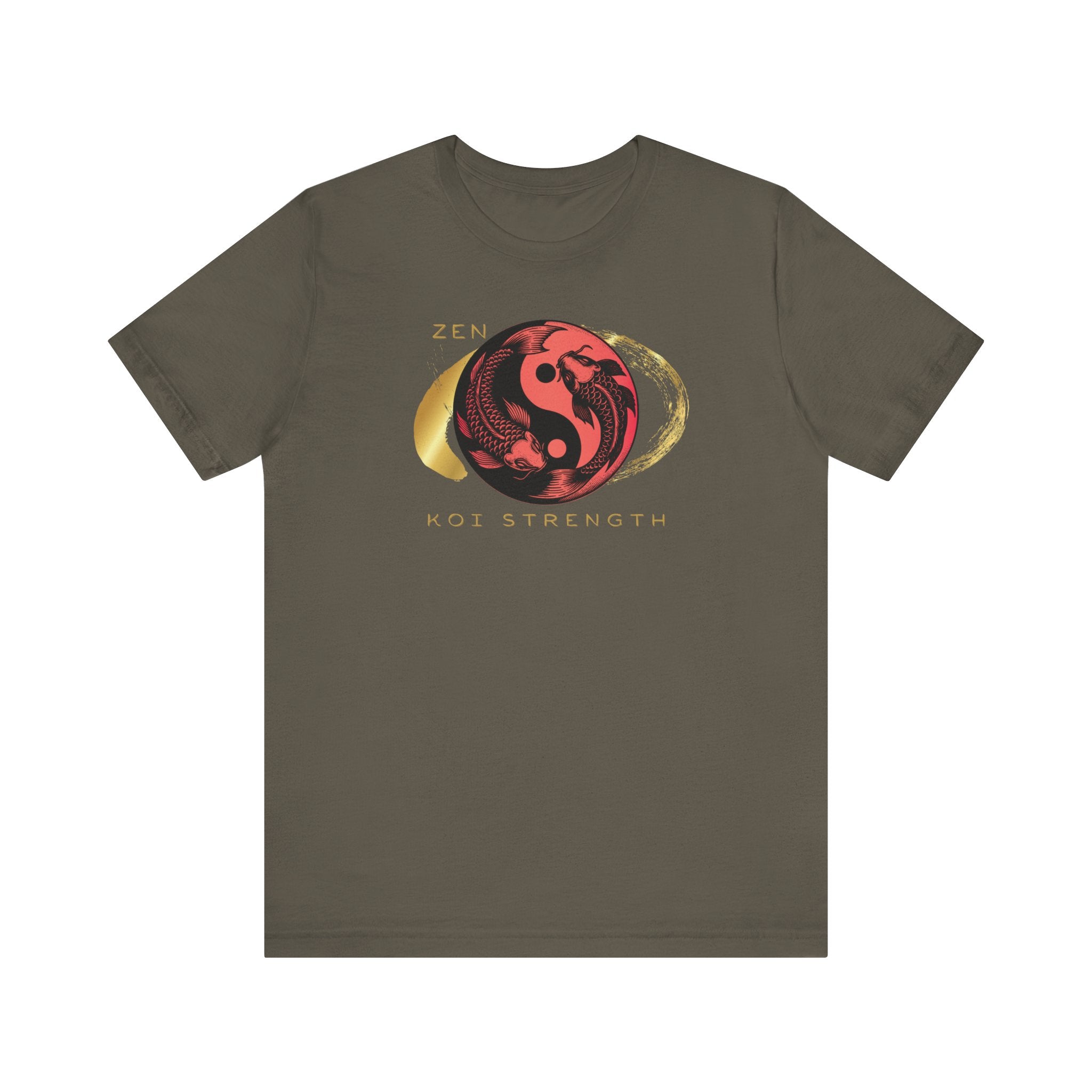 Empowering T-shirt - Zen Koi Collection Red, Colors of Meaning