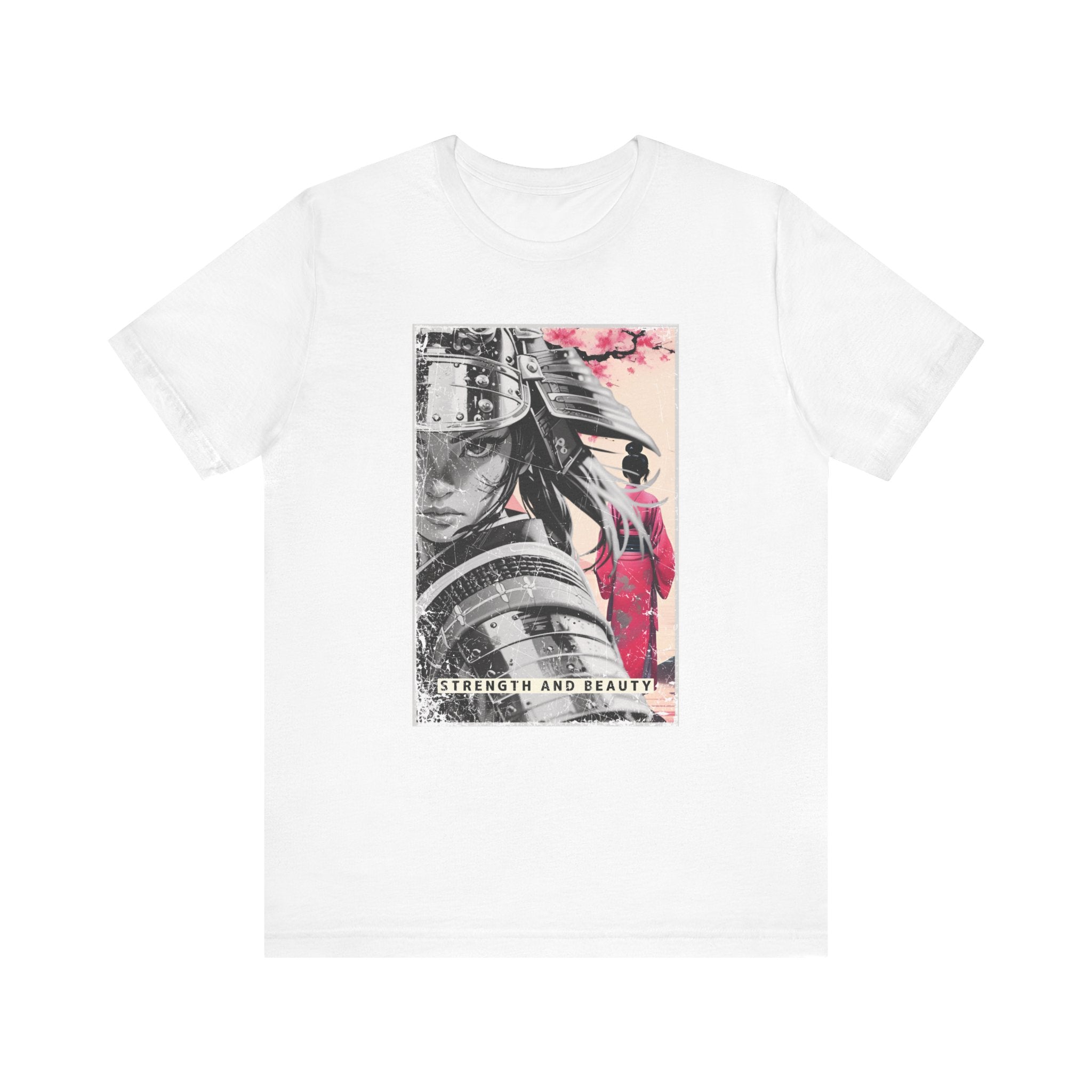 Anime Warrior Girl T-shirt - Strength And Beauty