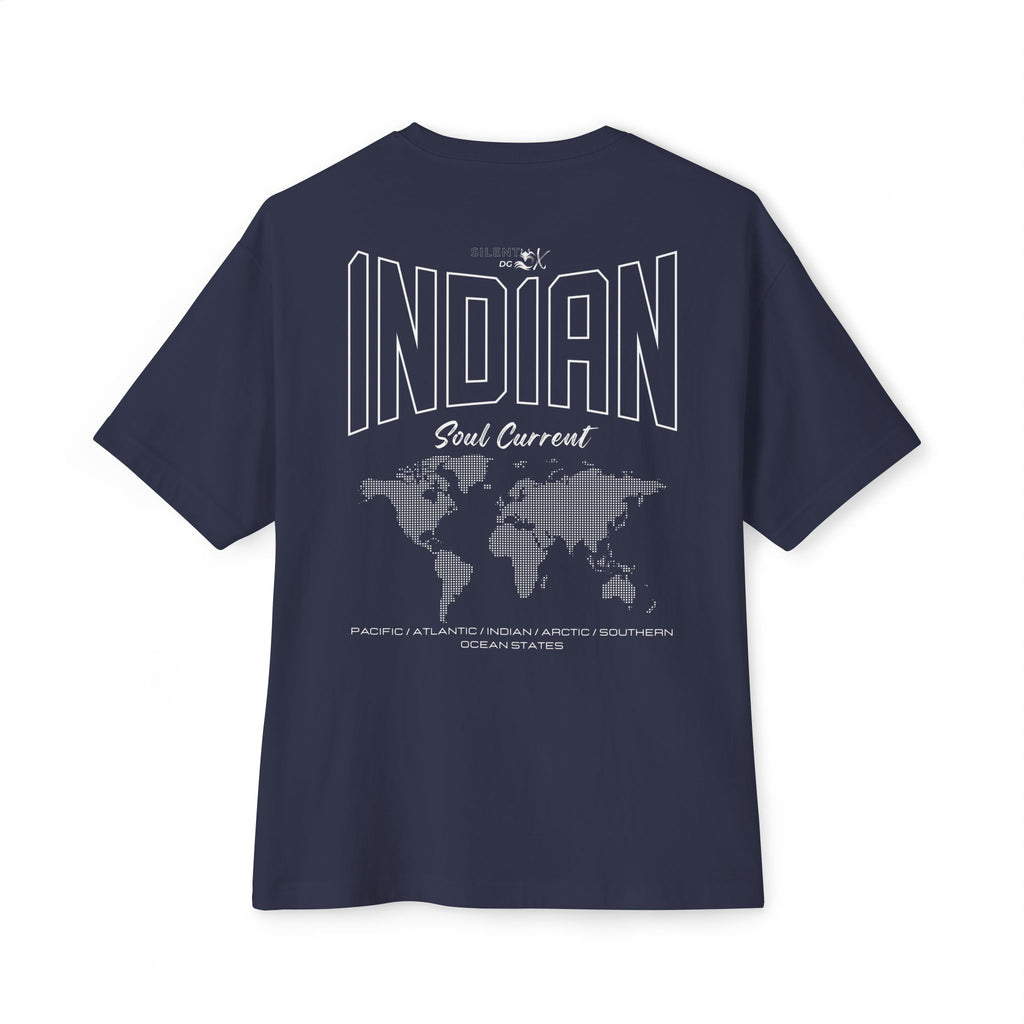 5-Oceans Collection Casual Streetwear Tee - Indian Ocean Soul Current