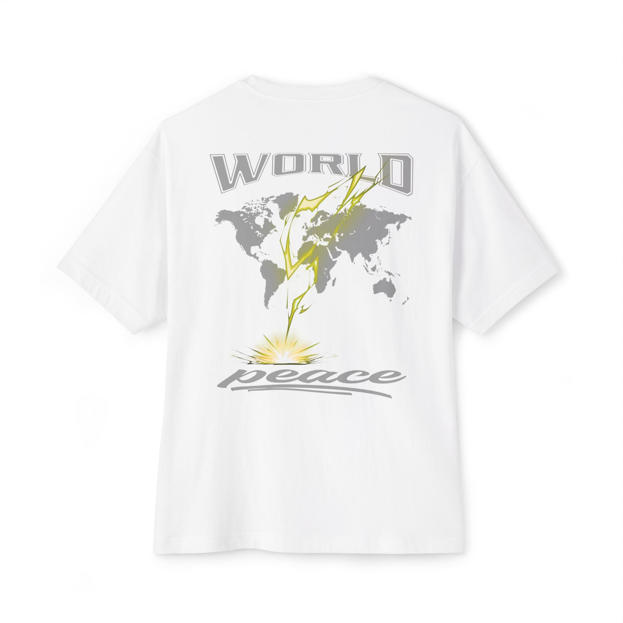 World Collection Design Casual Streetwear T-shirt - World Peace