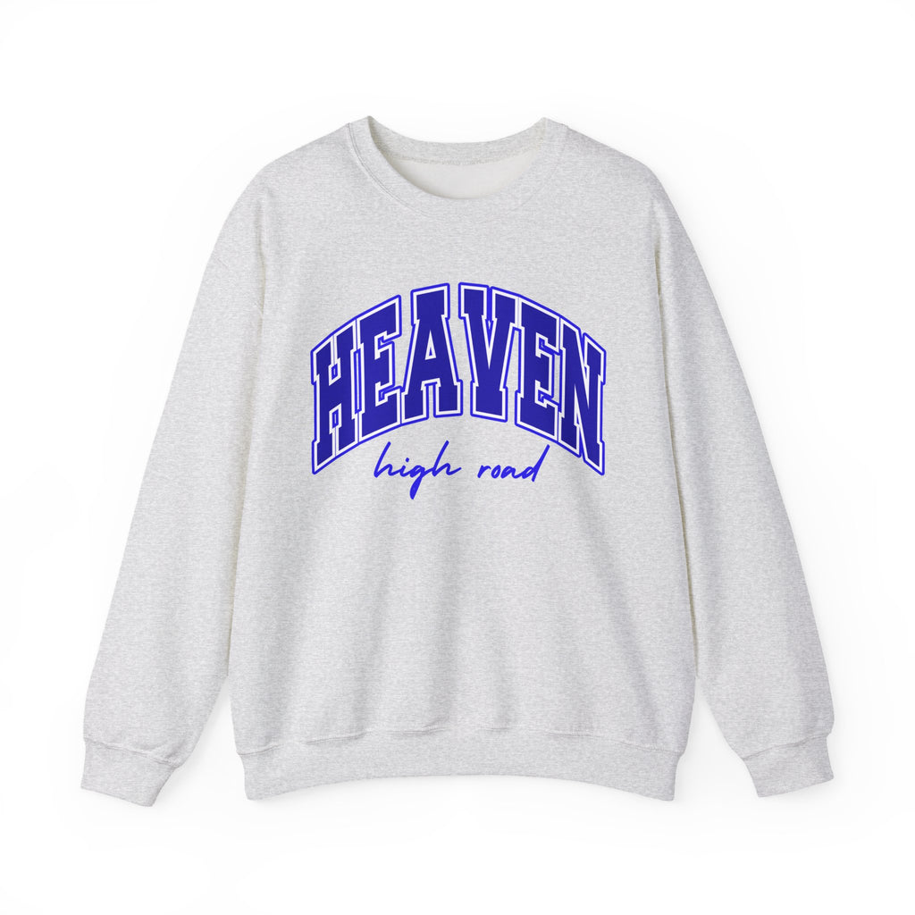 Higher Ground Blue Sweatshirt Line - Heaven High Road