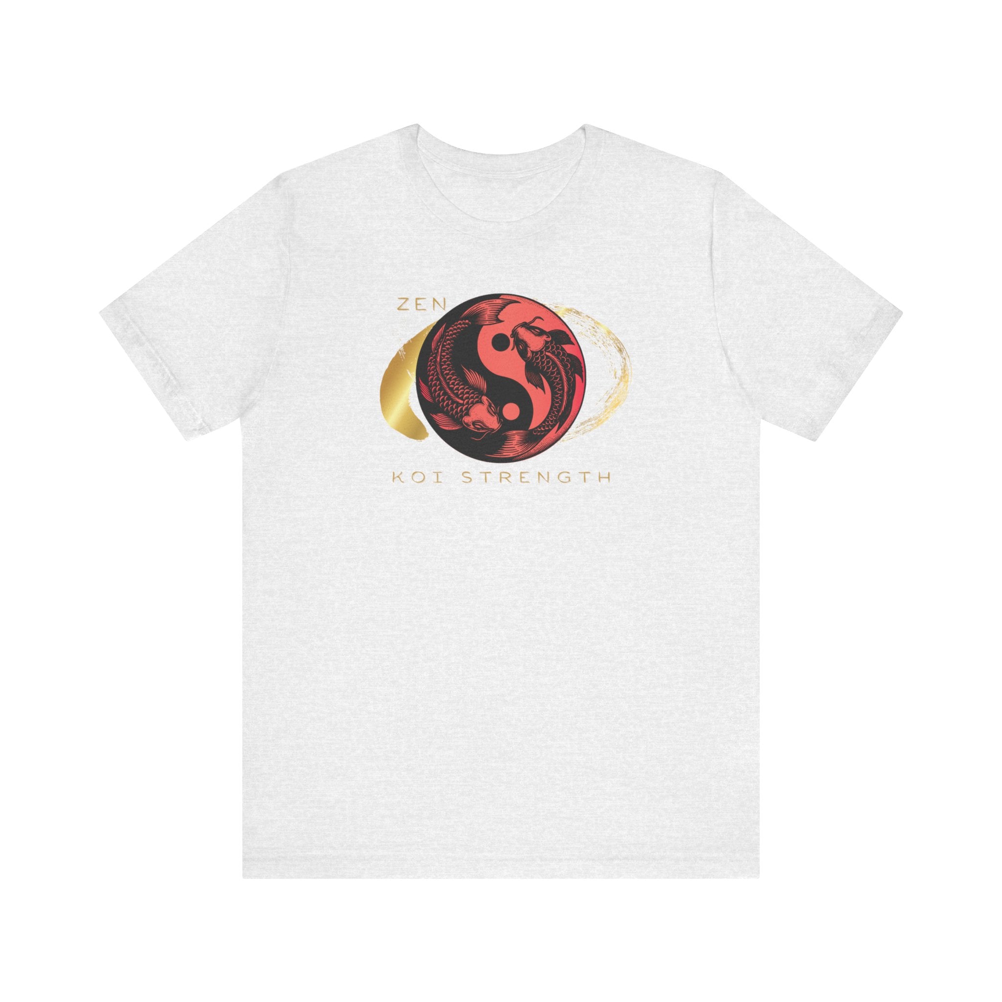 Empowering T-shirt - Zen Koi Collection Red, Colors of Meaning