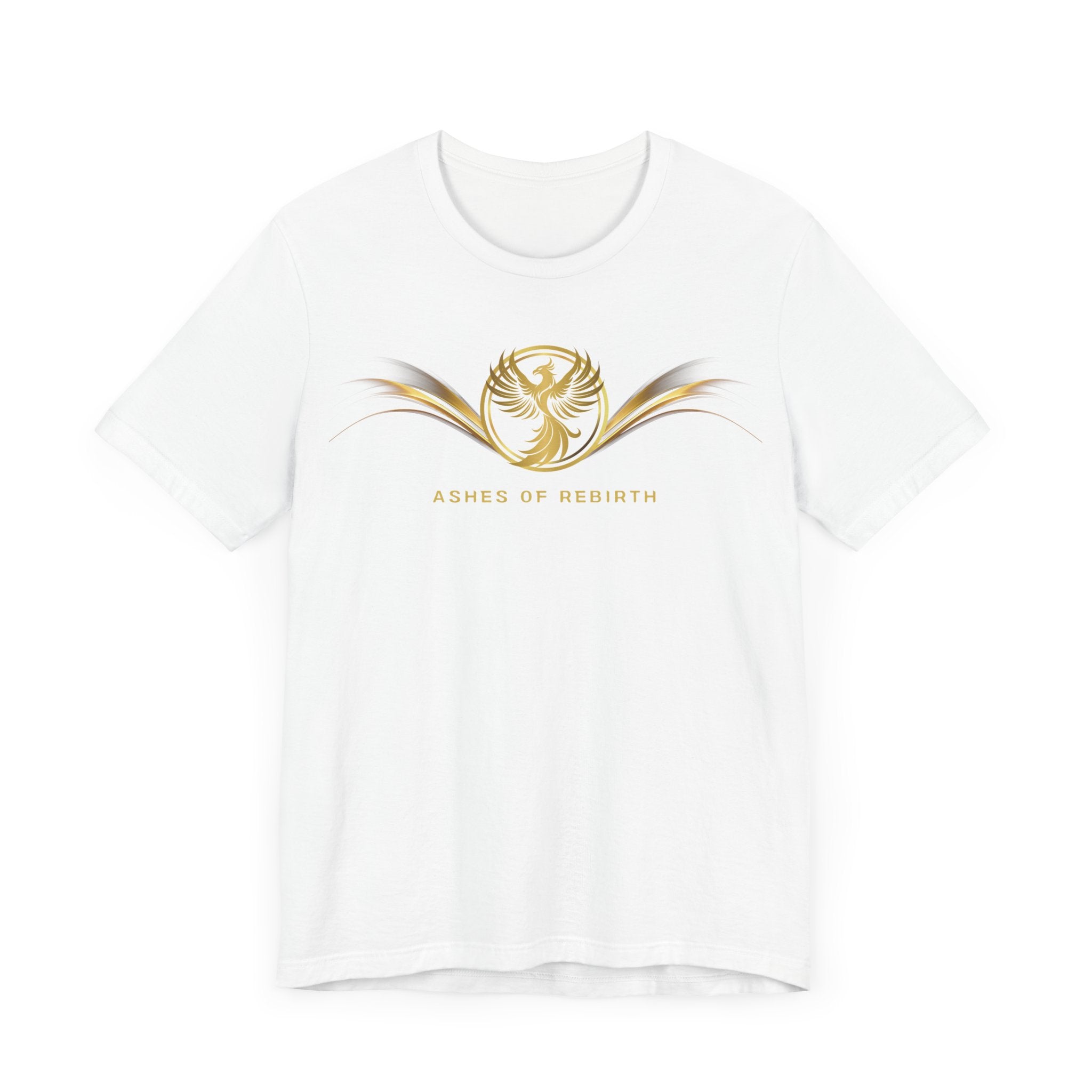 Empowering T-shirt - Zen Phoenix Collection White Rebirth