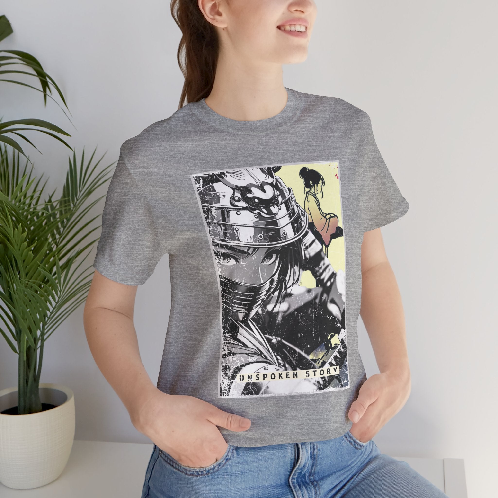 Anime Warrior Girl T-shirt - Unspoken Story