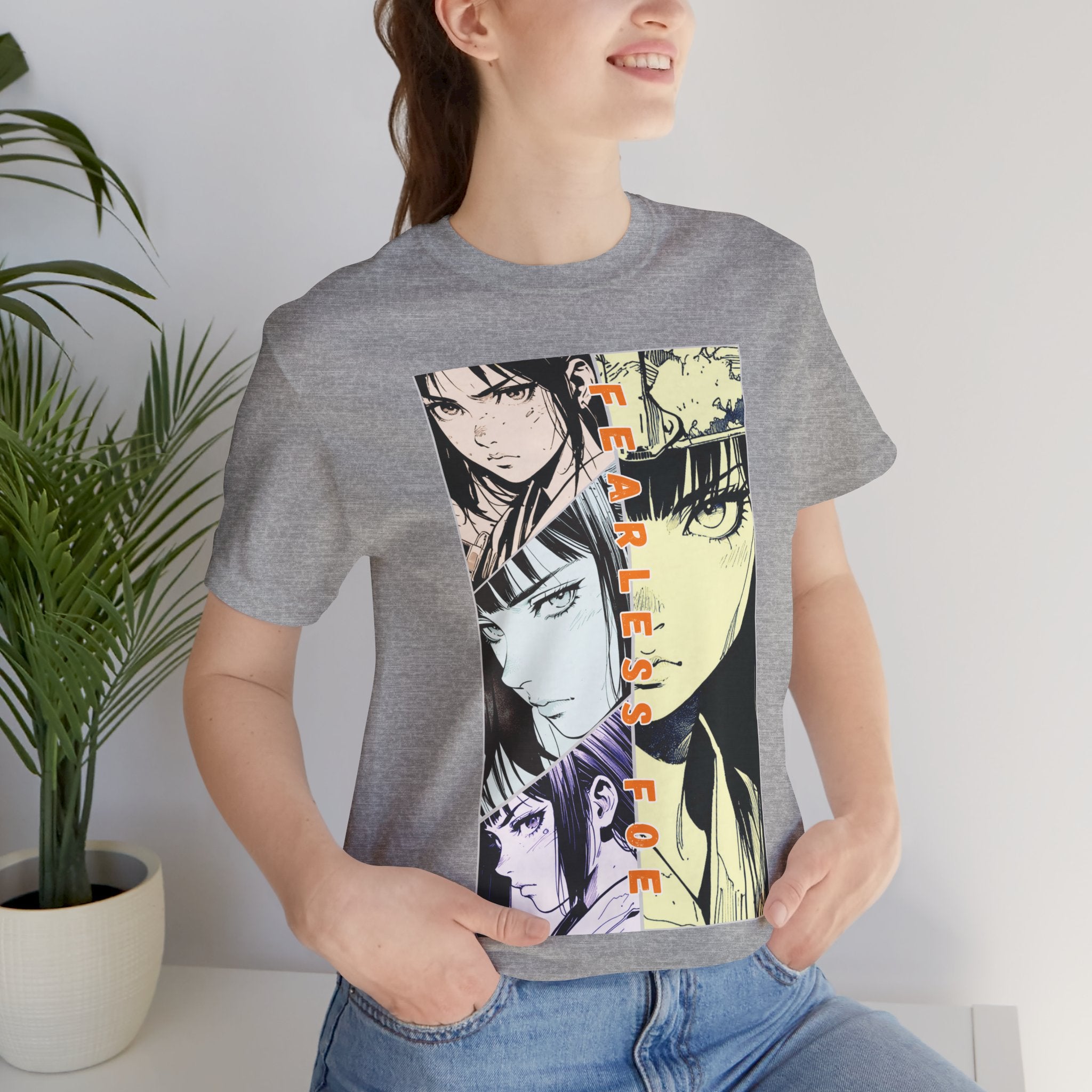 Anime Silent Hero T-shirt - Fearless Foe