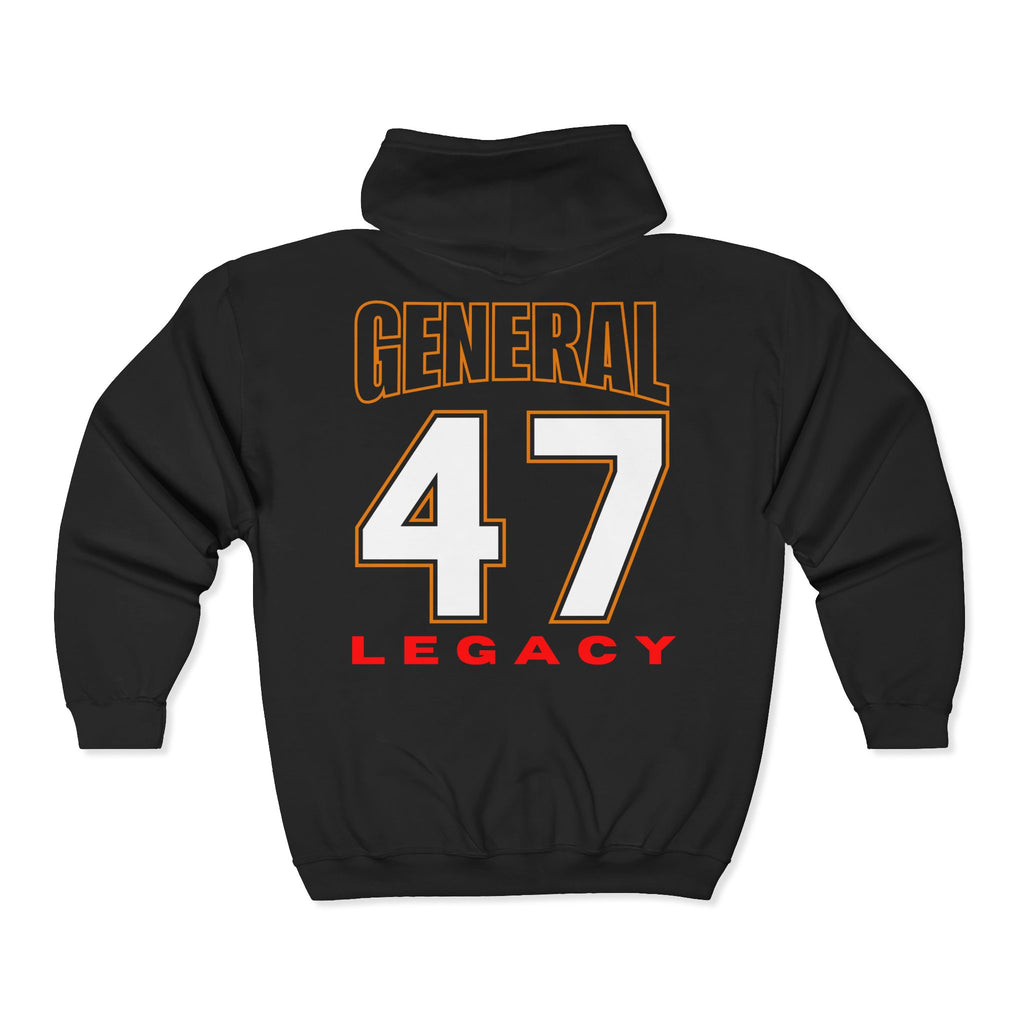 General Numbered Zip Hoodie Collection - 47 General Legacy