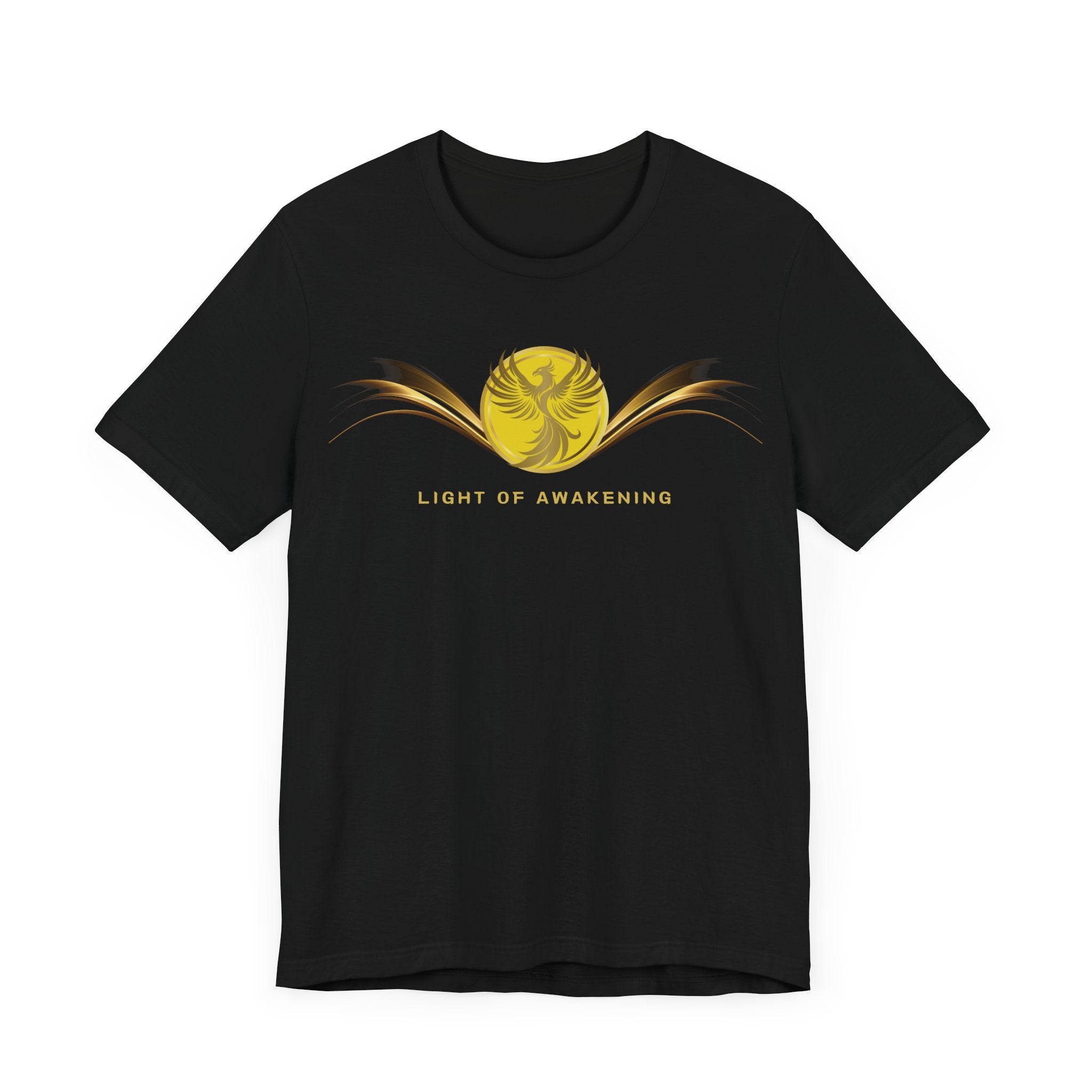 Empowering T-shirt - Zen Phoenix Collection Yellow Awakening