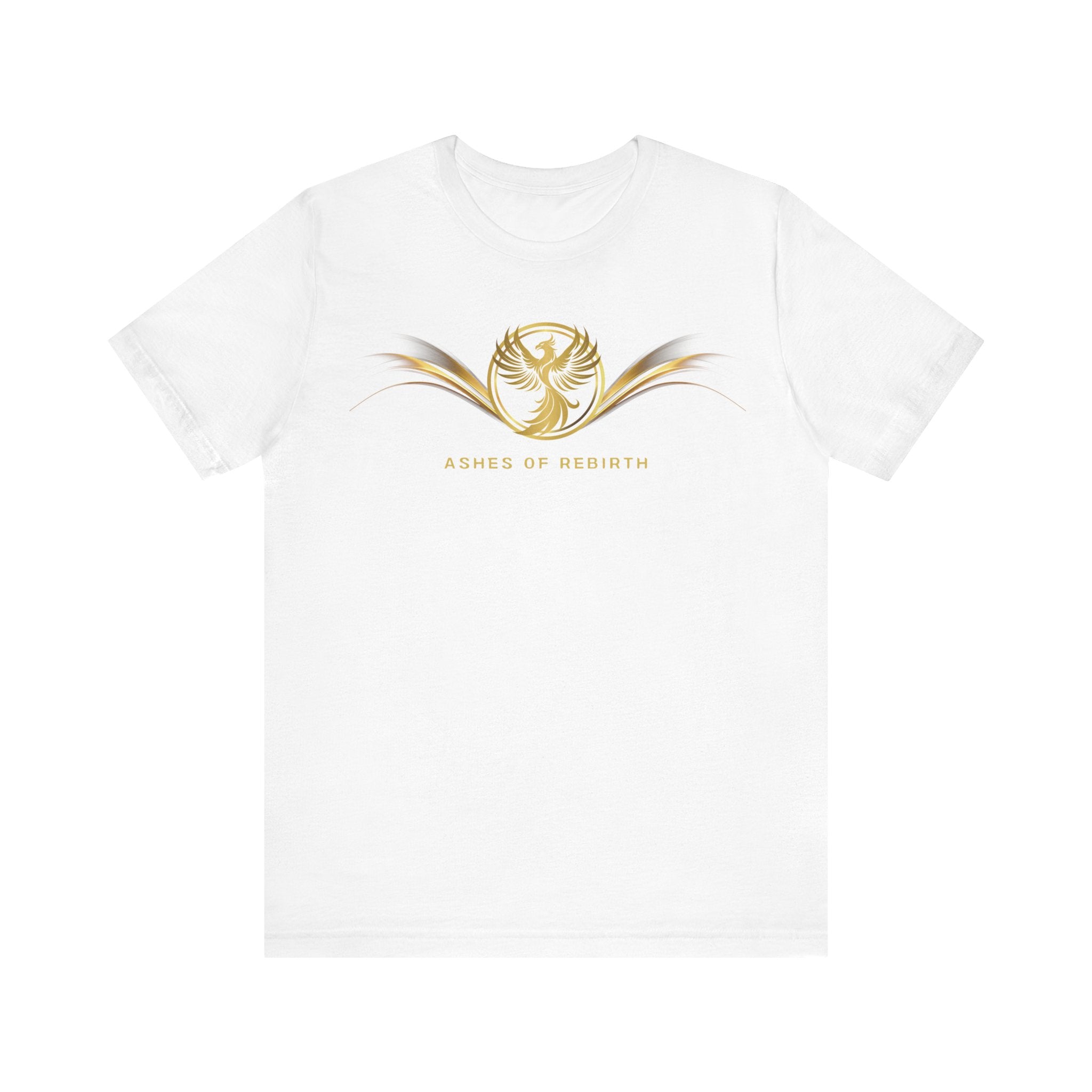Empowering T-shirt - Zen Phoenix Collection White Rebirth
