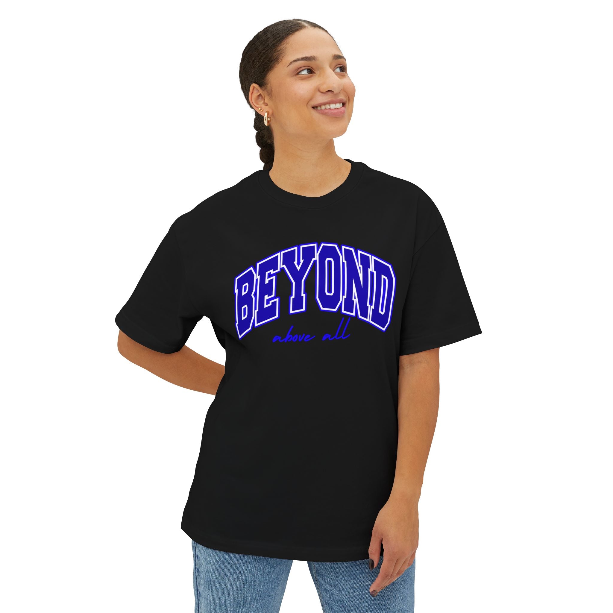 Higher Ground Blue Box-Tee Line - Beyond Above All