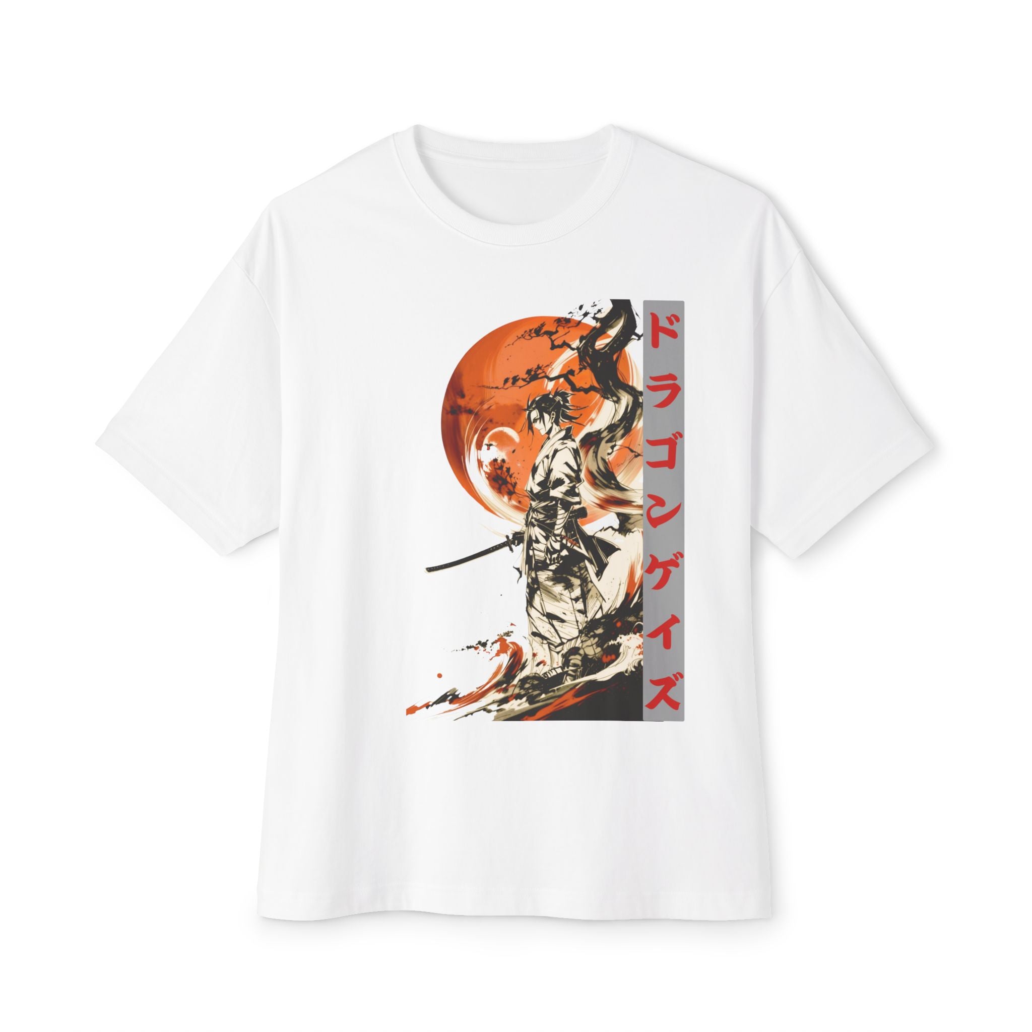 Anime Design Oversize T-shirt - SF Dragon Gaze