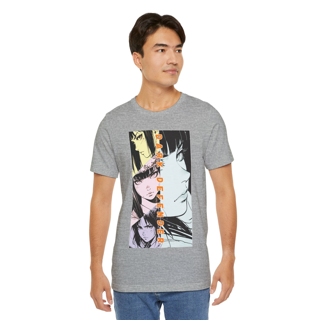 Anime Silent Hero T-shirt - Dark Defender