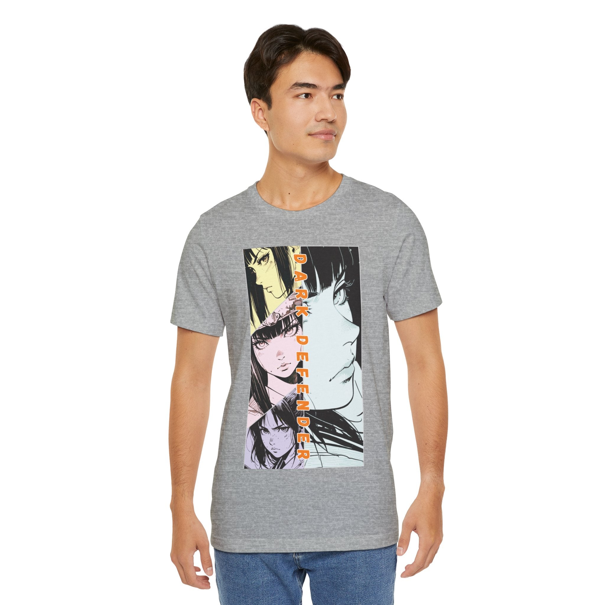 Anime Silent Hero T-shirt - Dark Defender