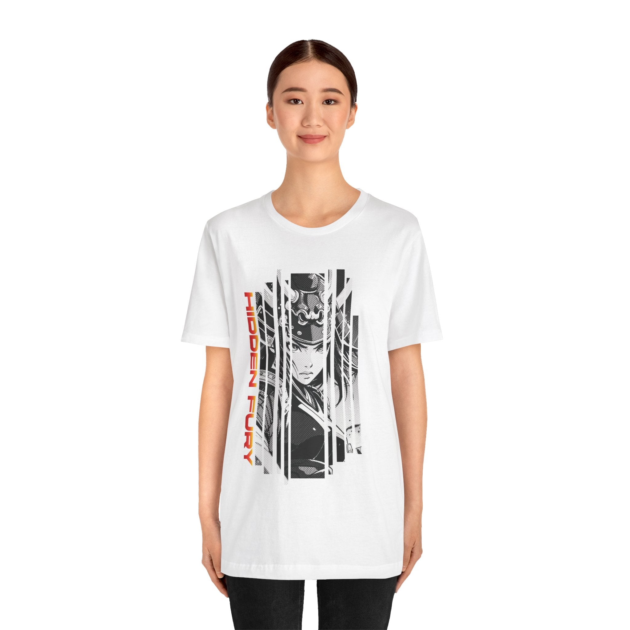 Anime Girl Warrior T-shirt - Hidden Fury