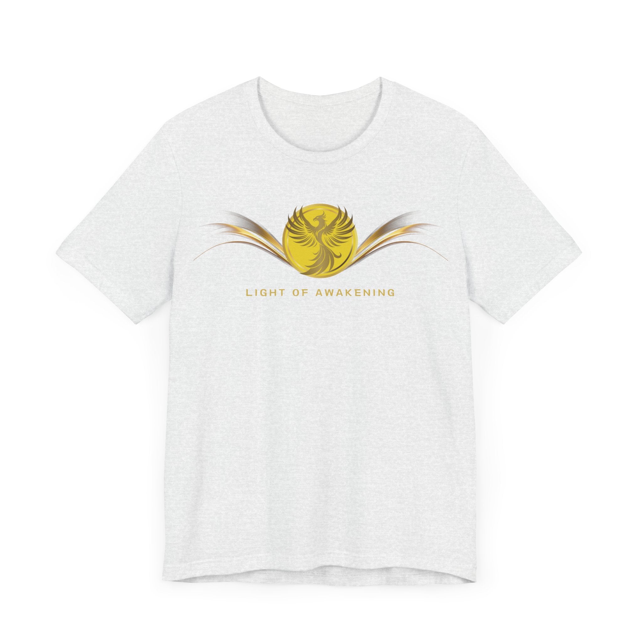 Empowering T-shirt - Zen Phoenix Collection Yellow Awakening